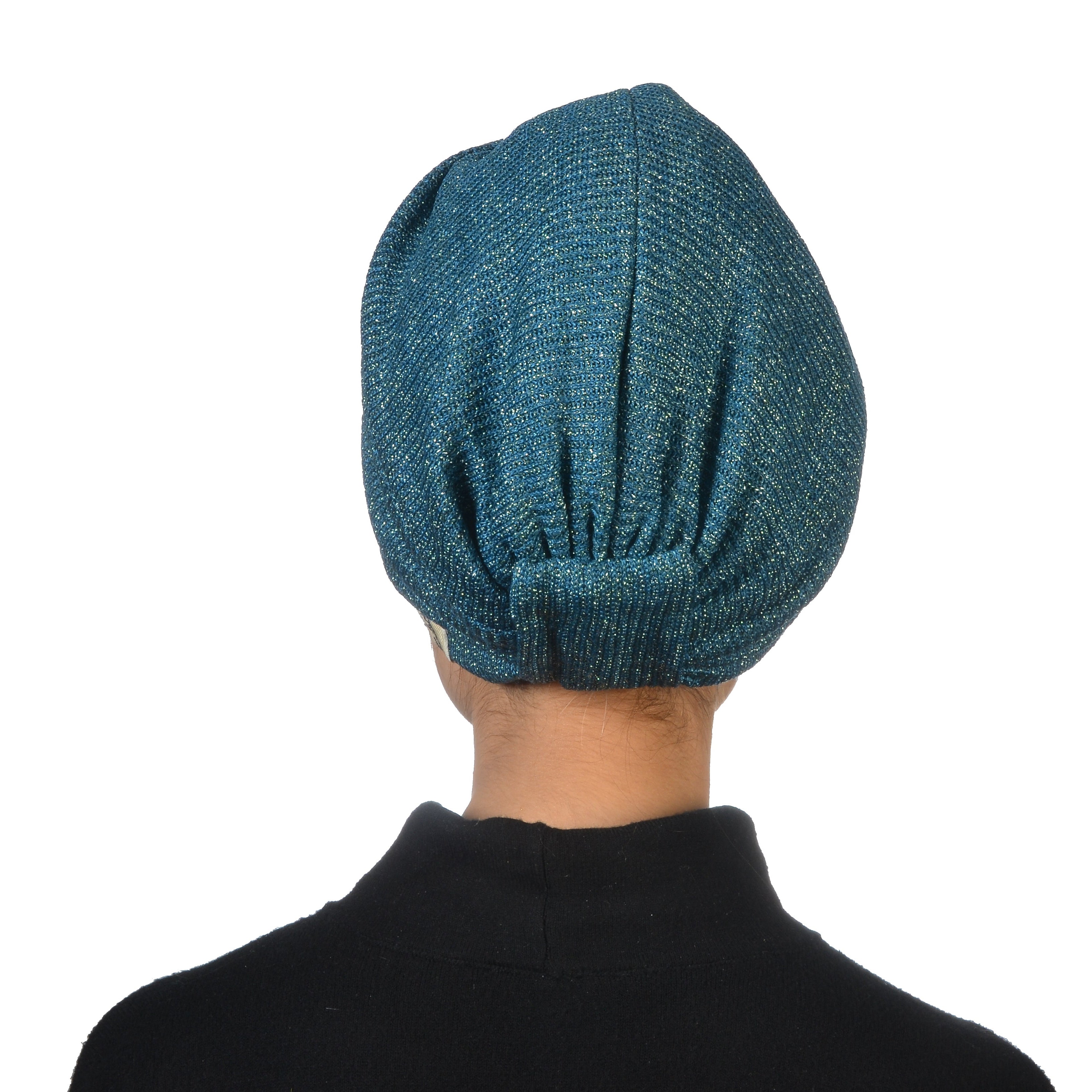 Barcelona Burgulu Bone - Işıltılı Örme Kumaş