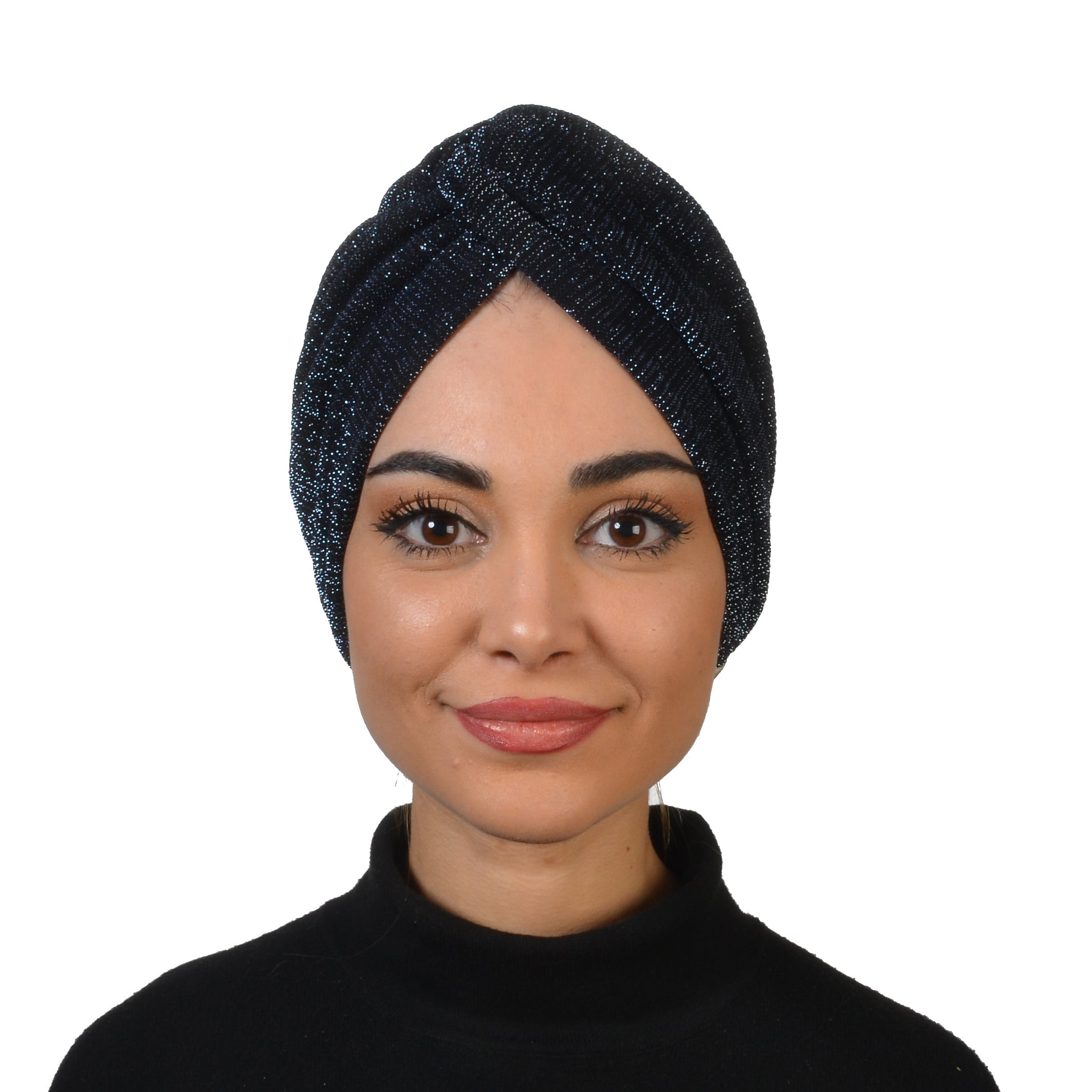 Barcelona Burgulu Bone - Işıltılı Örme Kumaş