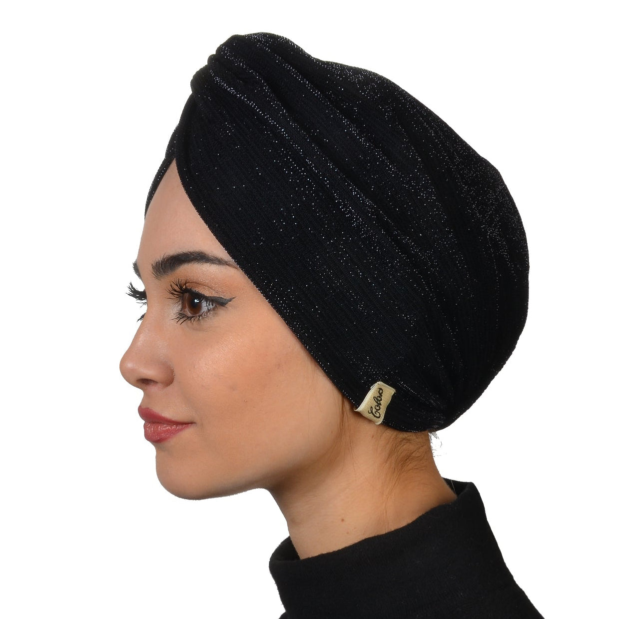 Barcelona Burgulu Bone - Işıltılı Örme Kumaş