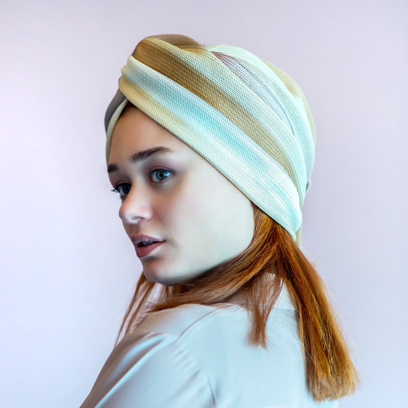 Sofia Twisted Bone - Knitted Fabric - Multicolored - BitterColors