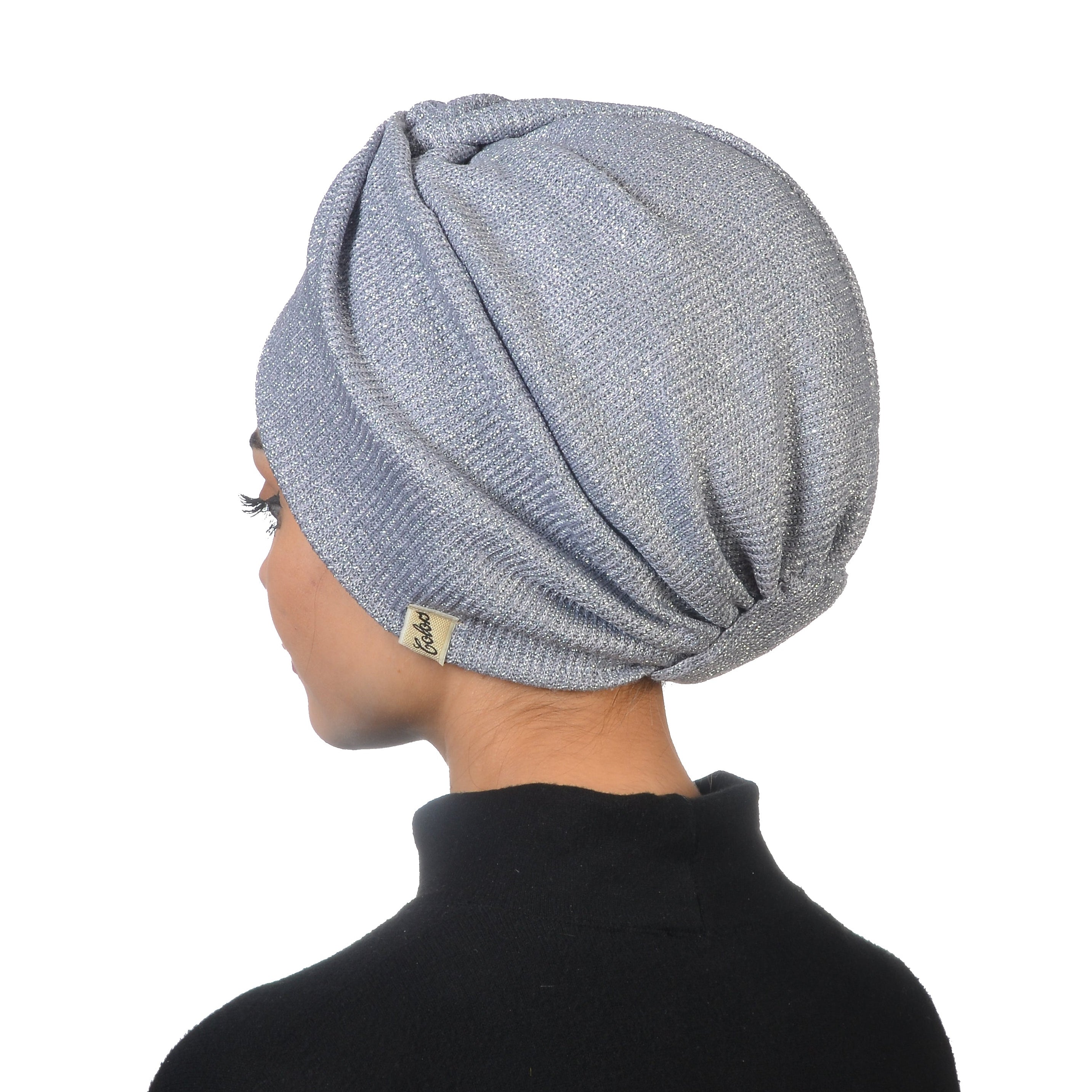 Barcelona Burgulu Bone - Işıltılı Örme Kumaş