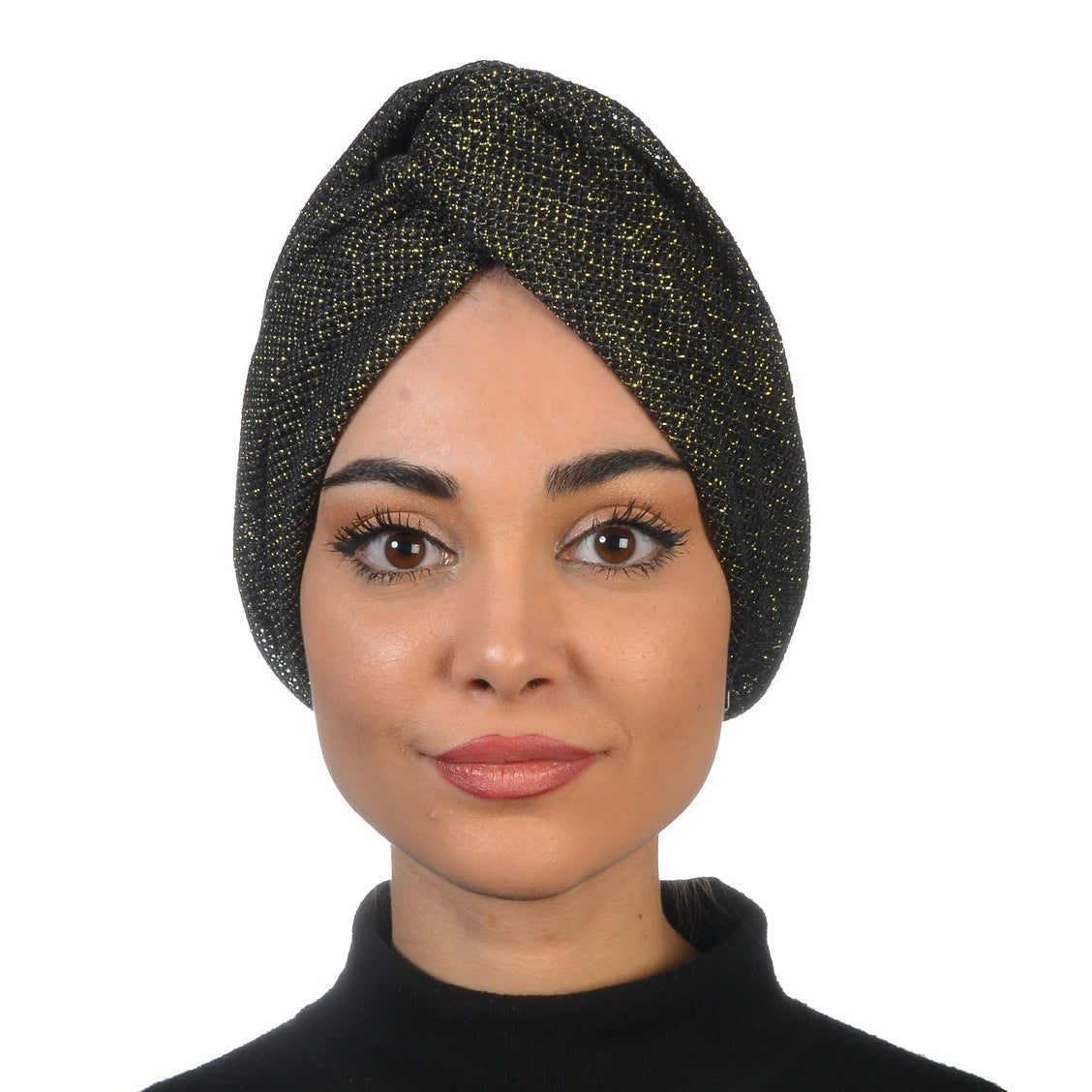 Barcelona Burgulu Bone - Simli Hafif Örme Kumaş