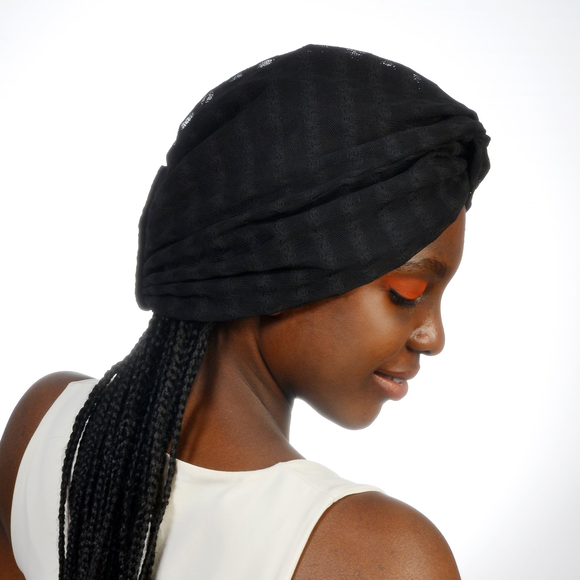 Barcelona Burgulu Bone - Dokulu Örme File Kumaş