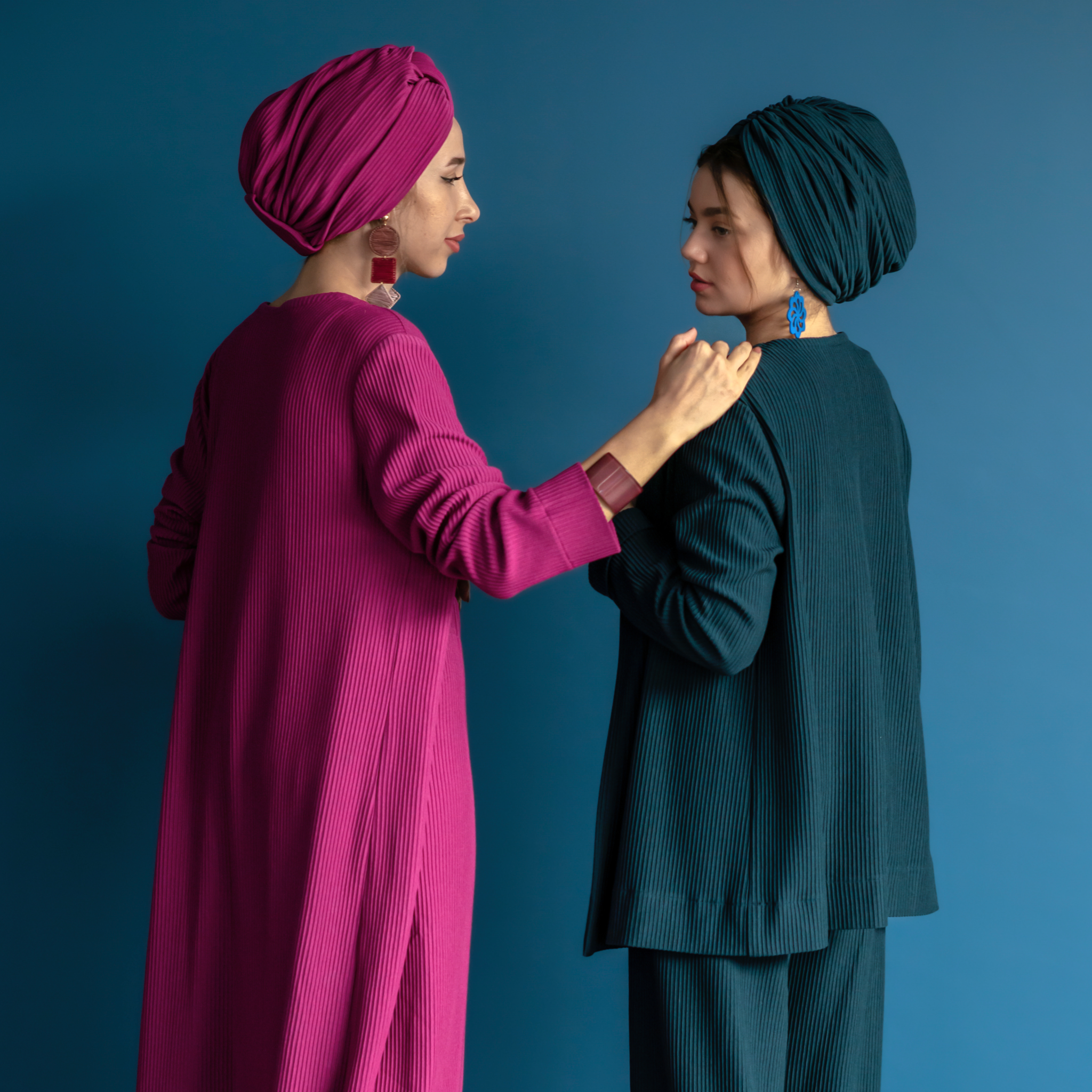 Milano Büzgülü Bone - Fitilli Tok Kumaş