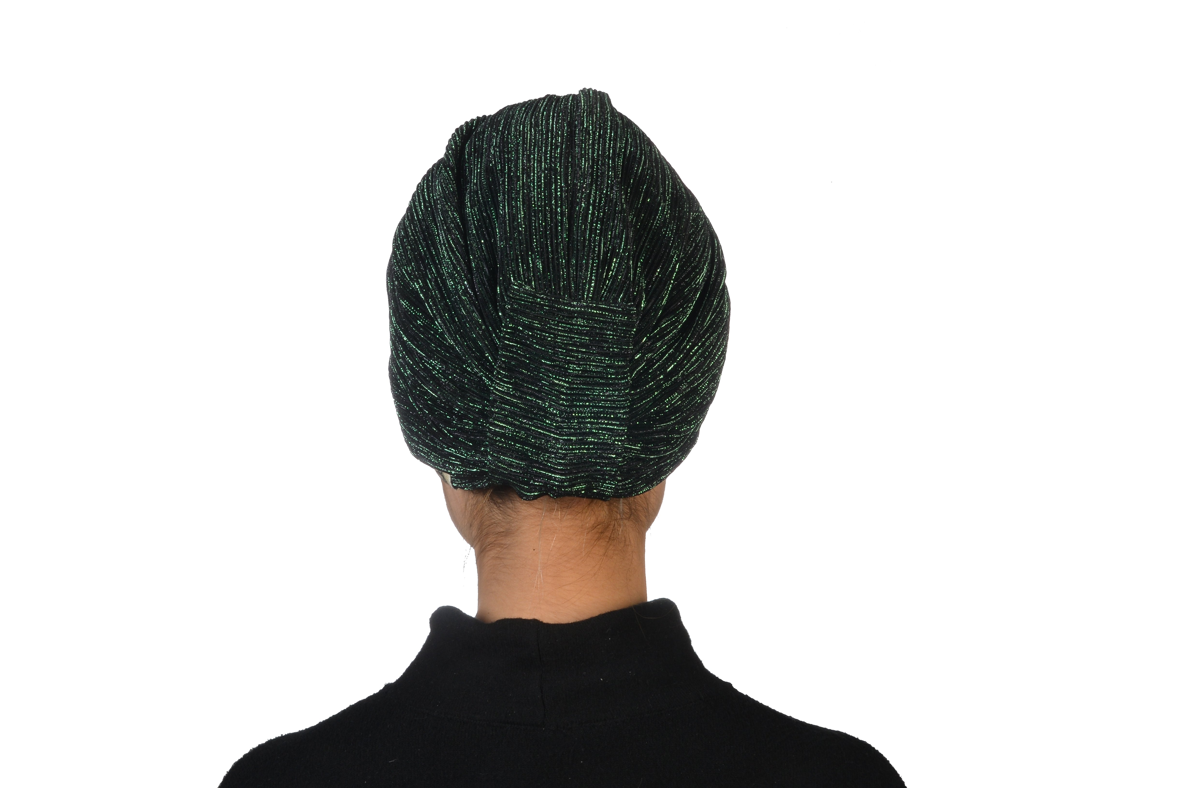 Barcelona Burgulu Bone - Işıltılı Plise Kumaş