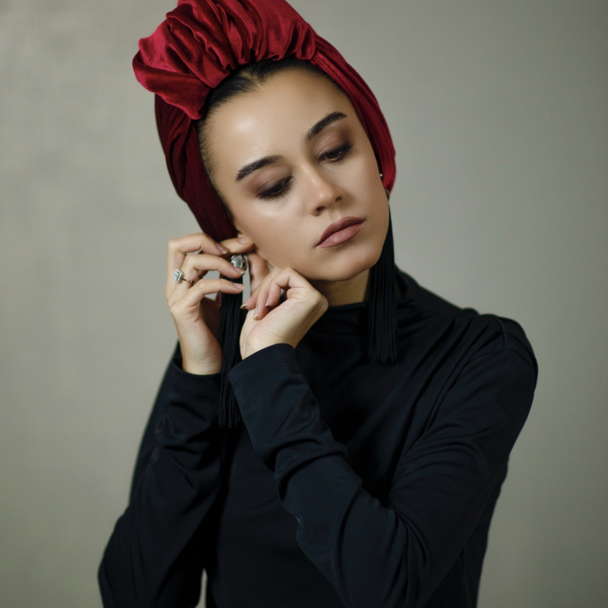 Beirut Bun Turban - Velvet Fabric