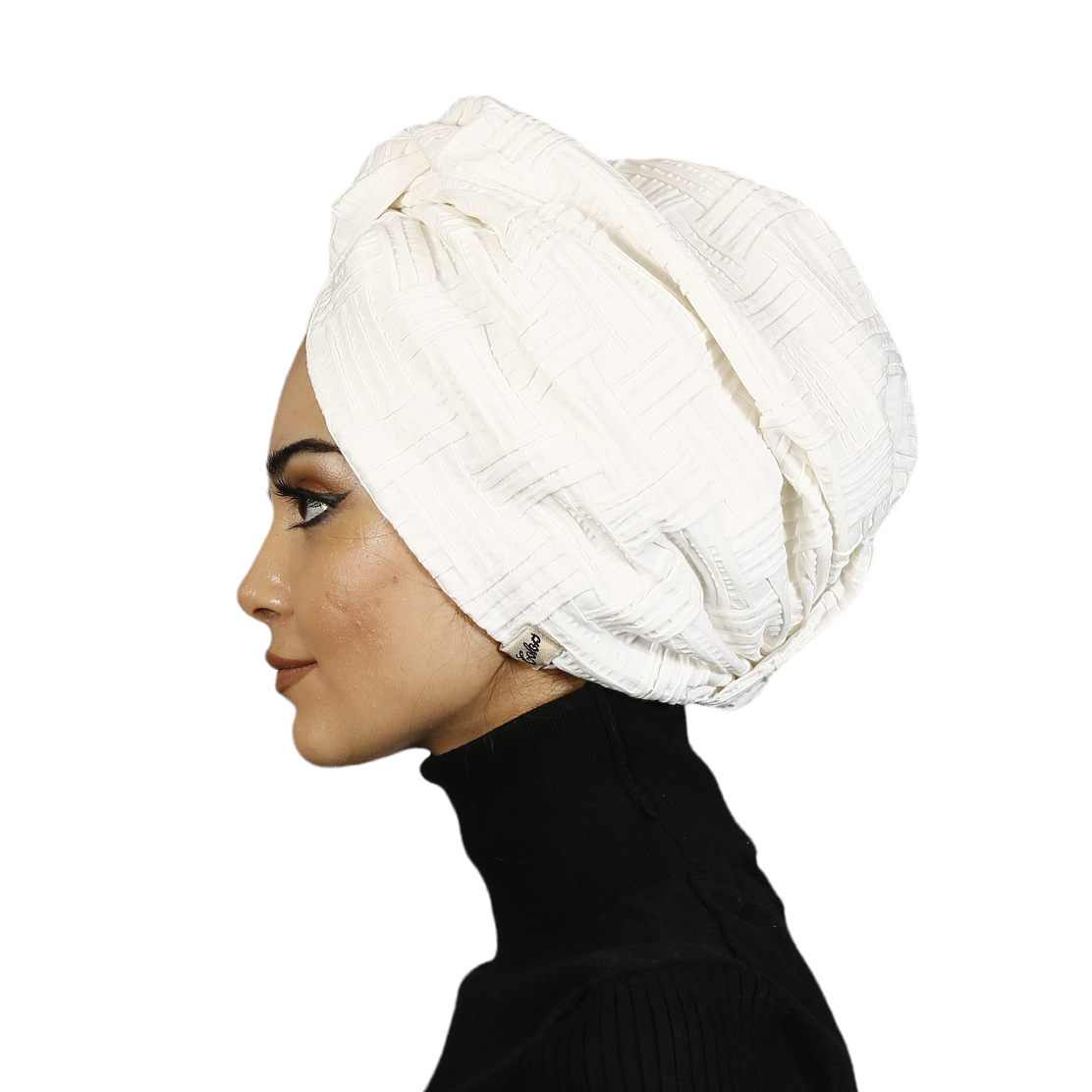 Barcelona Burgulu Bone - Hasır Desenli Örme Kumaş