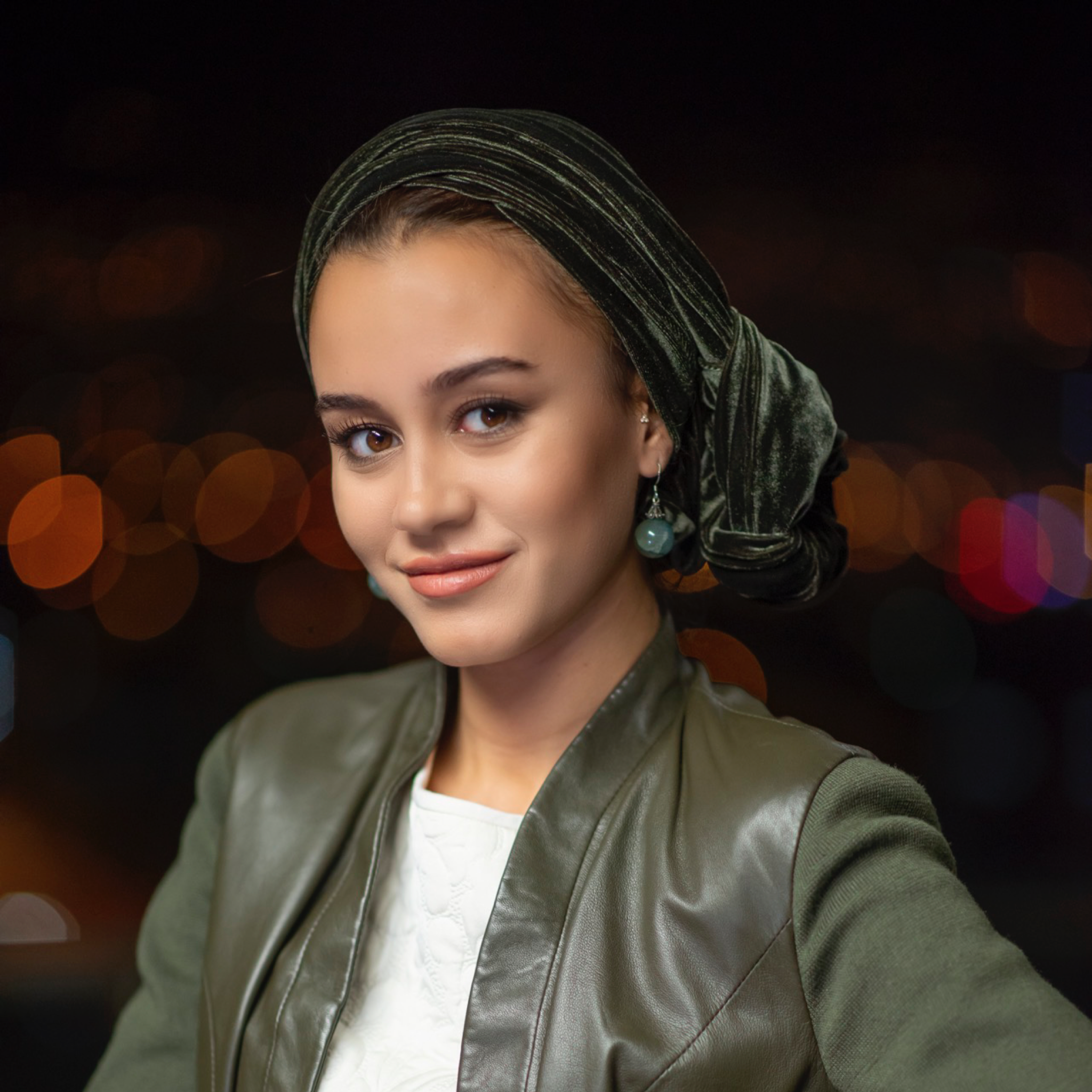 Dubai Bağlamalı Bone - Esnek Kadife Kumaş