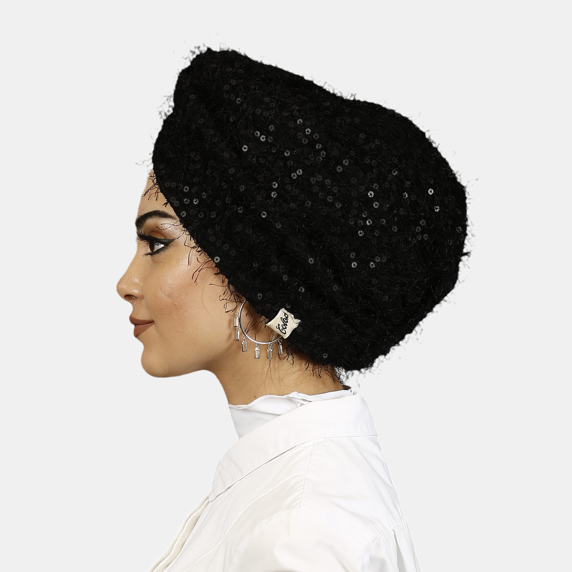 Barcelona Burgulu Bone - Pul Payet ve Püskül Kumaş