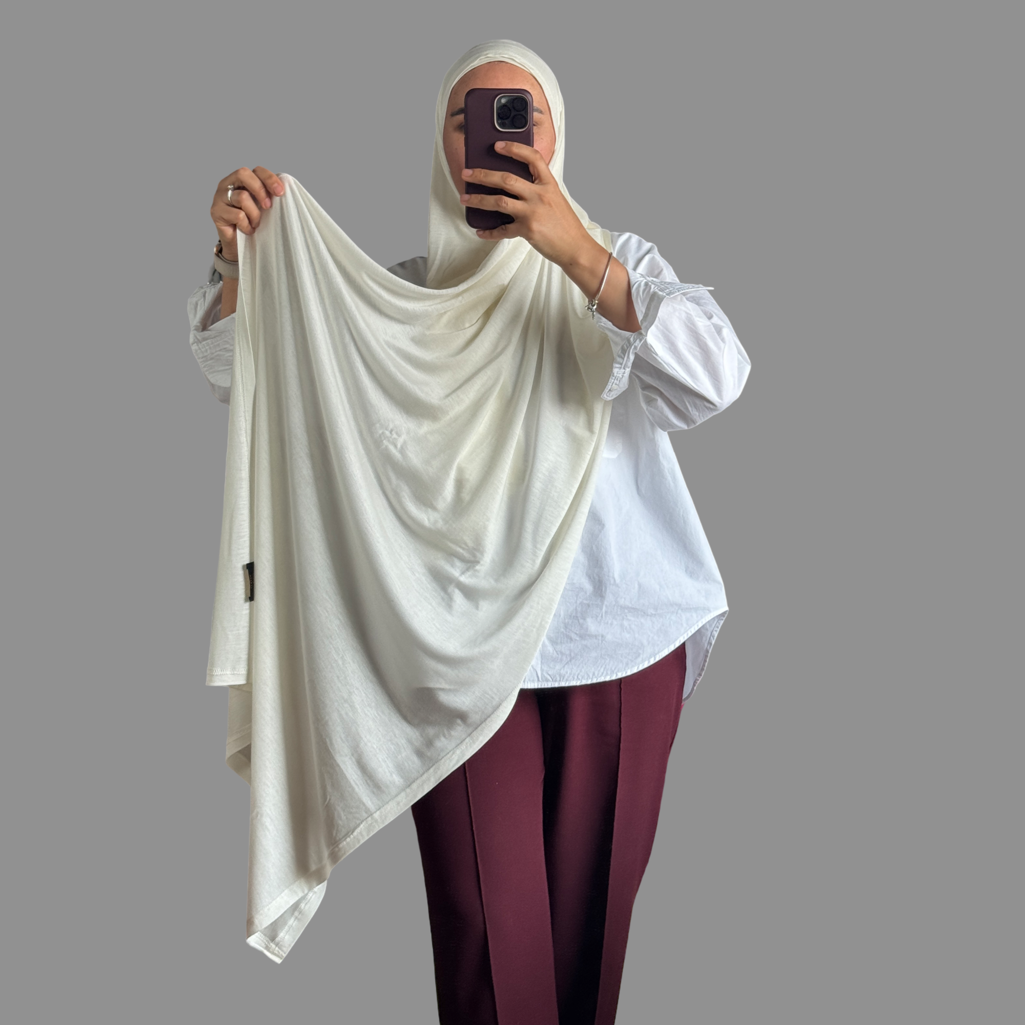 Ready-made Cotton Scarf - Lyocell Fabric - BitterColors