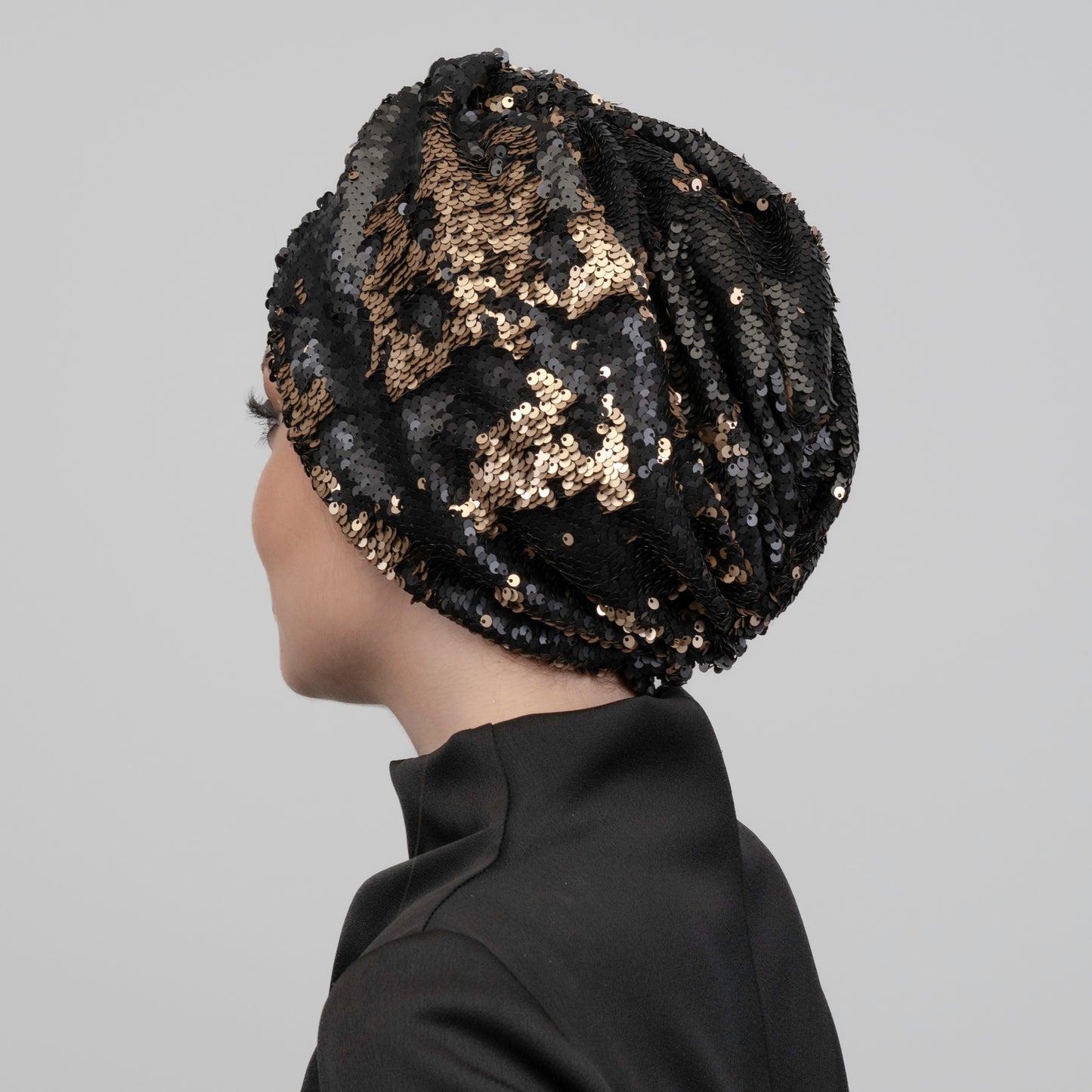 Roma Pul Payet Bone / Rome Sequin Turban