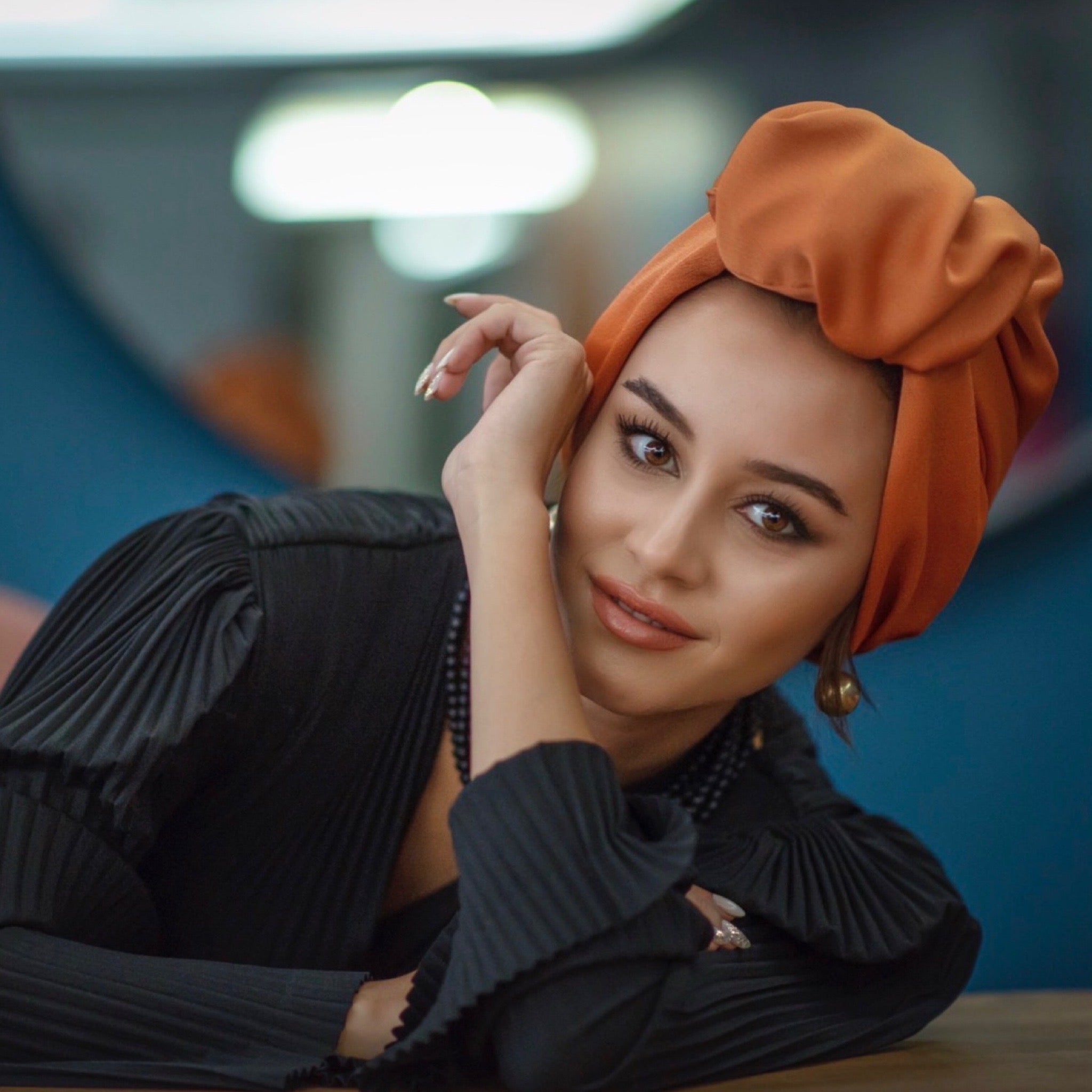 Beirut Bun Turban - Satin Fabric