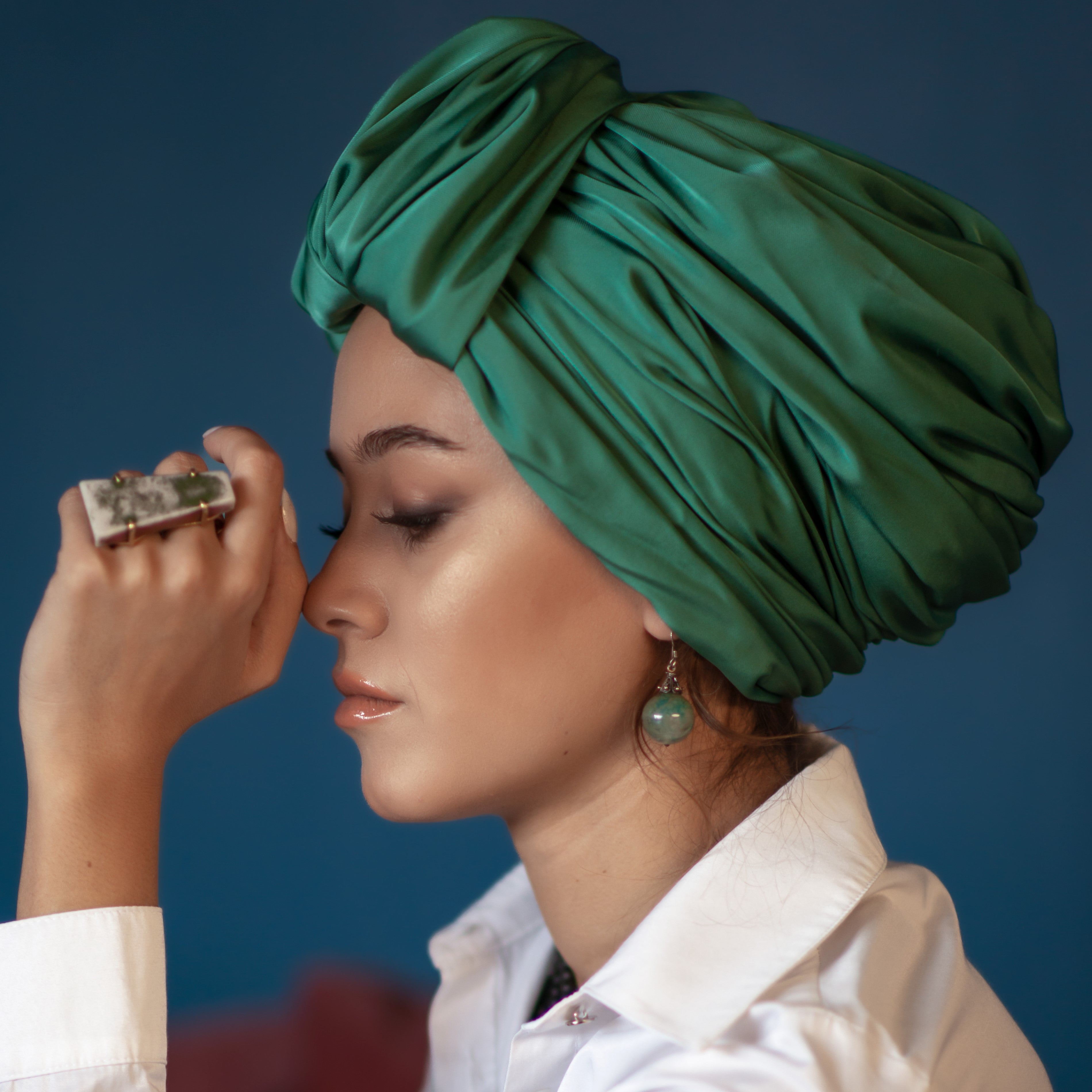 Beirut Bun Turban - Satin Fabric