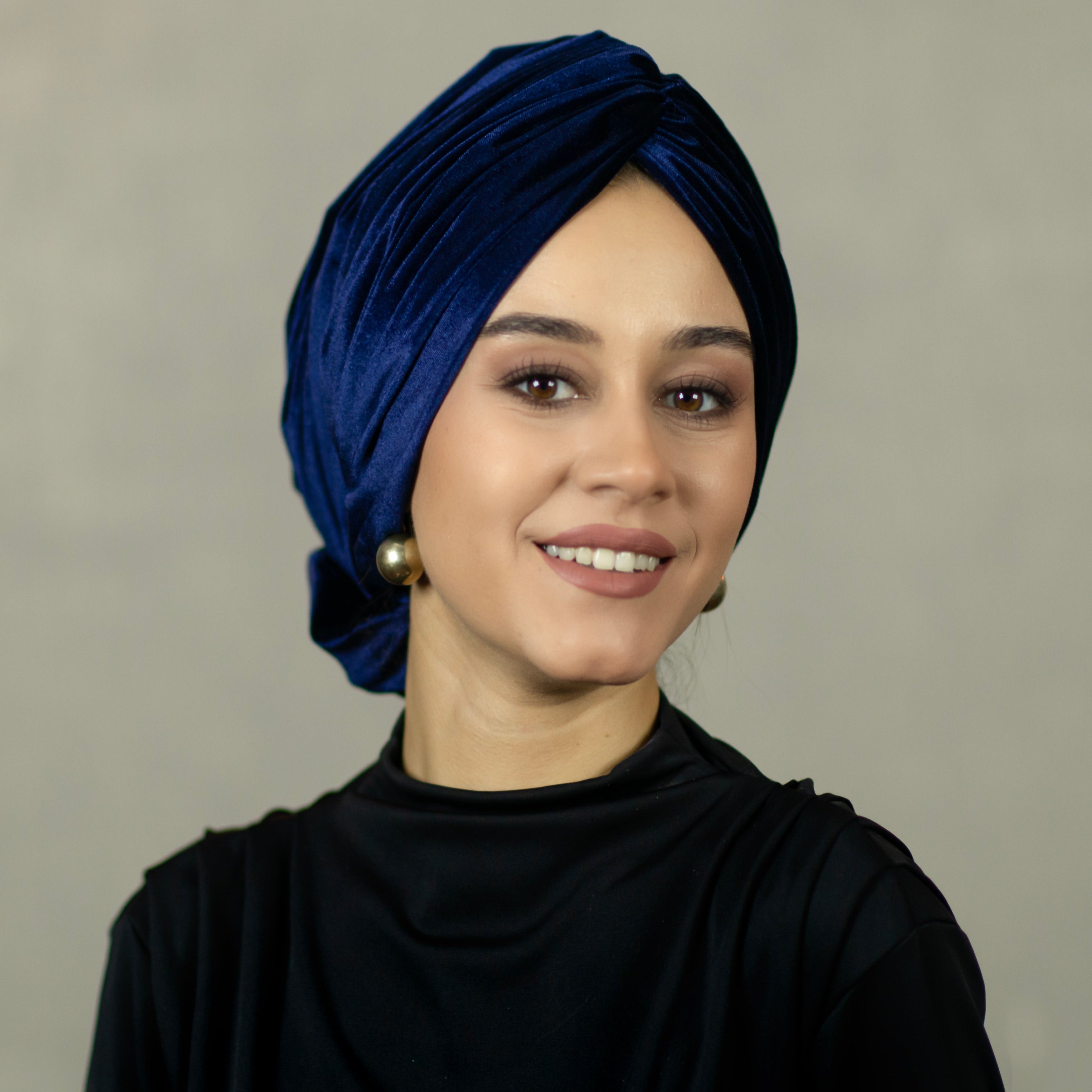 Beirut Bun Turban - Velvet Fabric