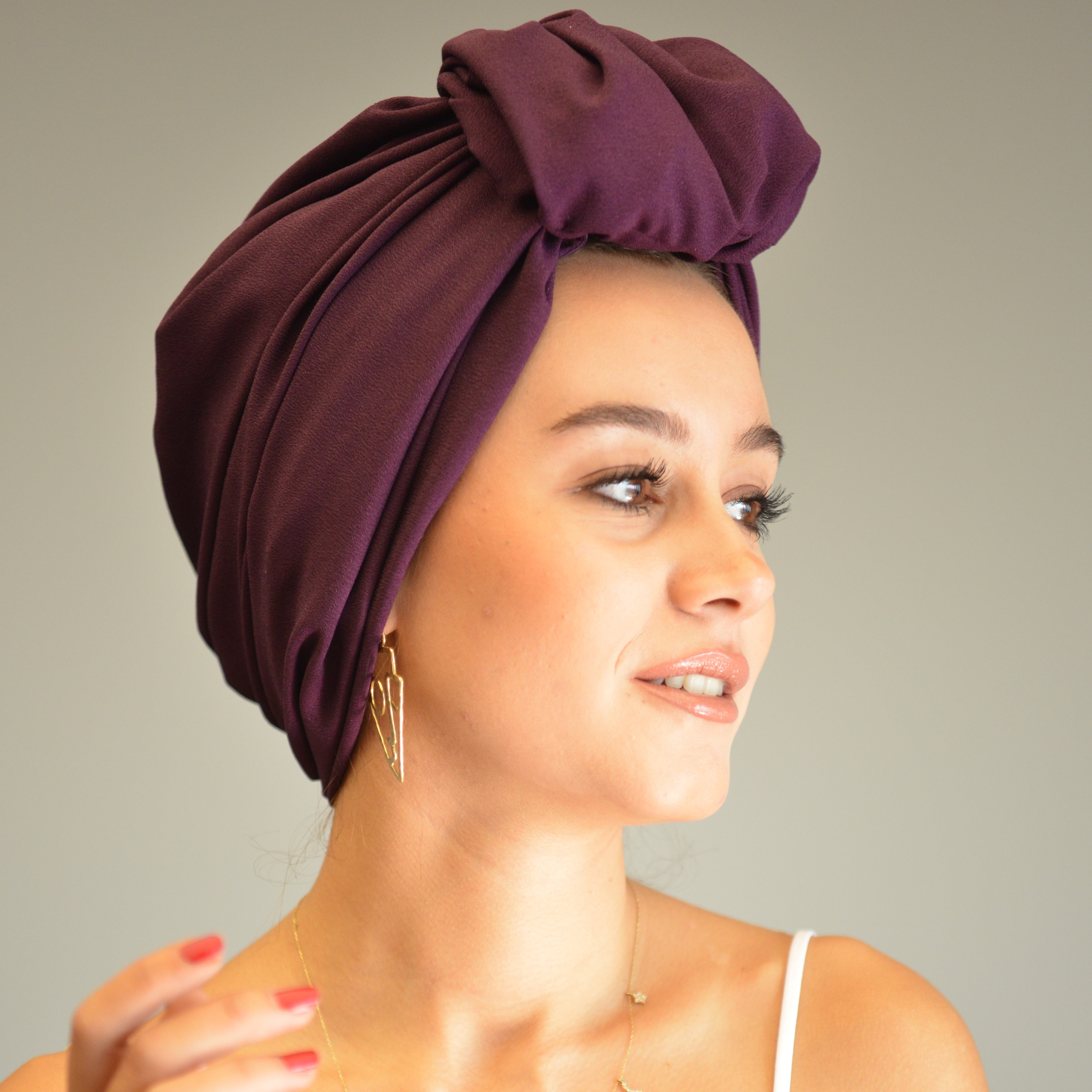 Beirut Bun Turban - Satin Fabric