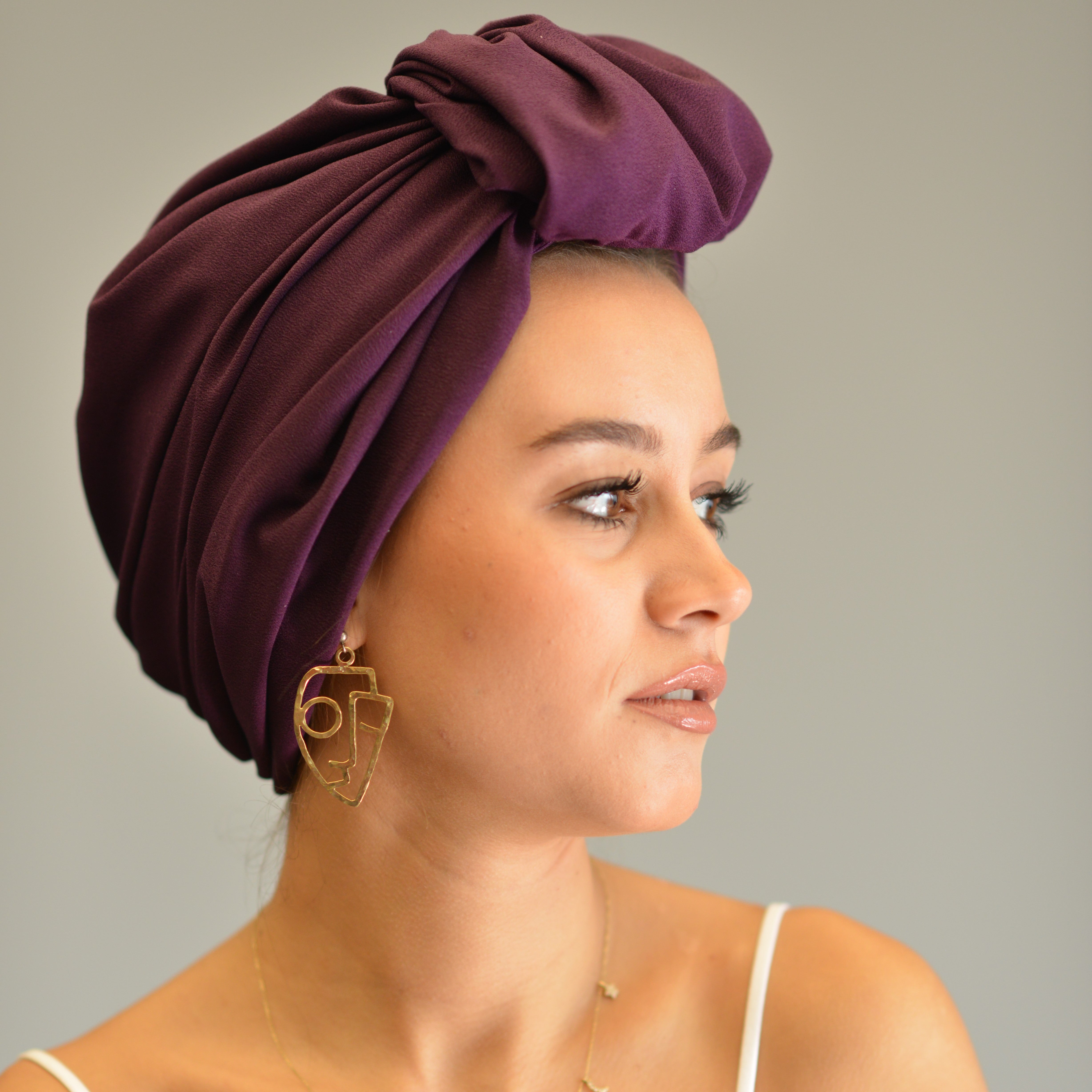 Beirut Bun Turban - Satin Fabric