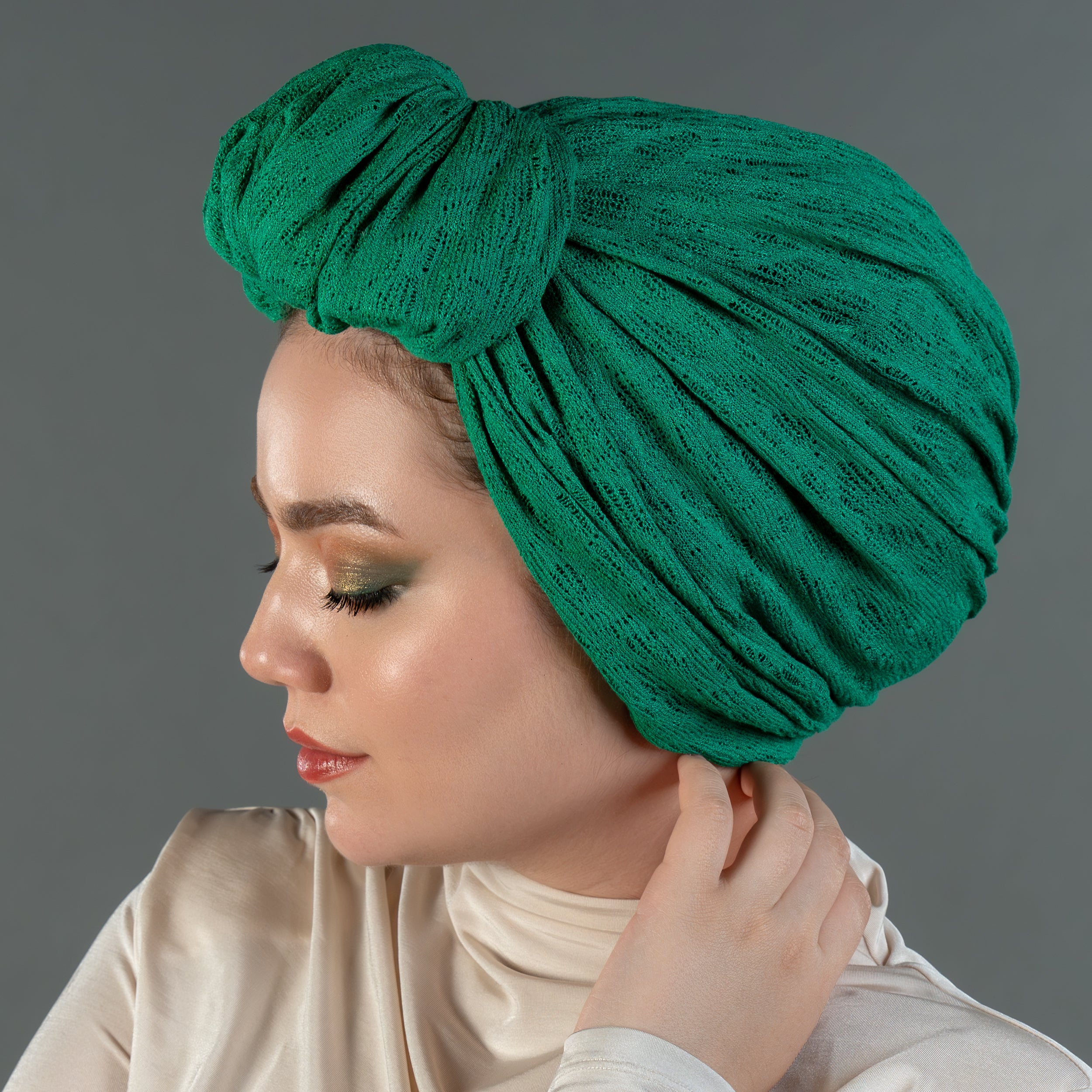 Beyrut Günlük Topuzlu Bone - Örme Kumaş