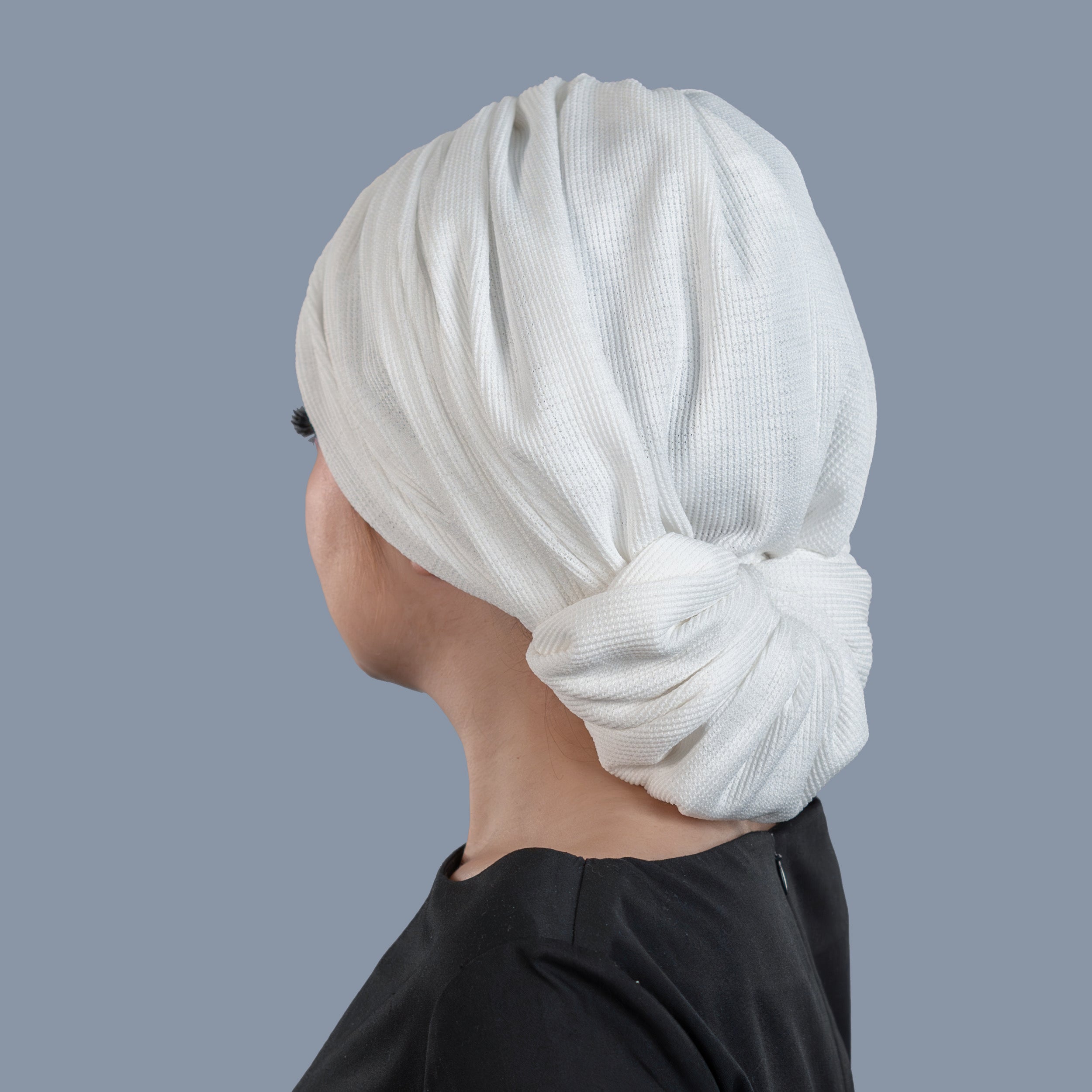 Beyrut Topuzlu Bone - Penye Astarlı - Örme Kumaş