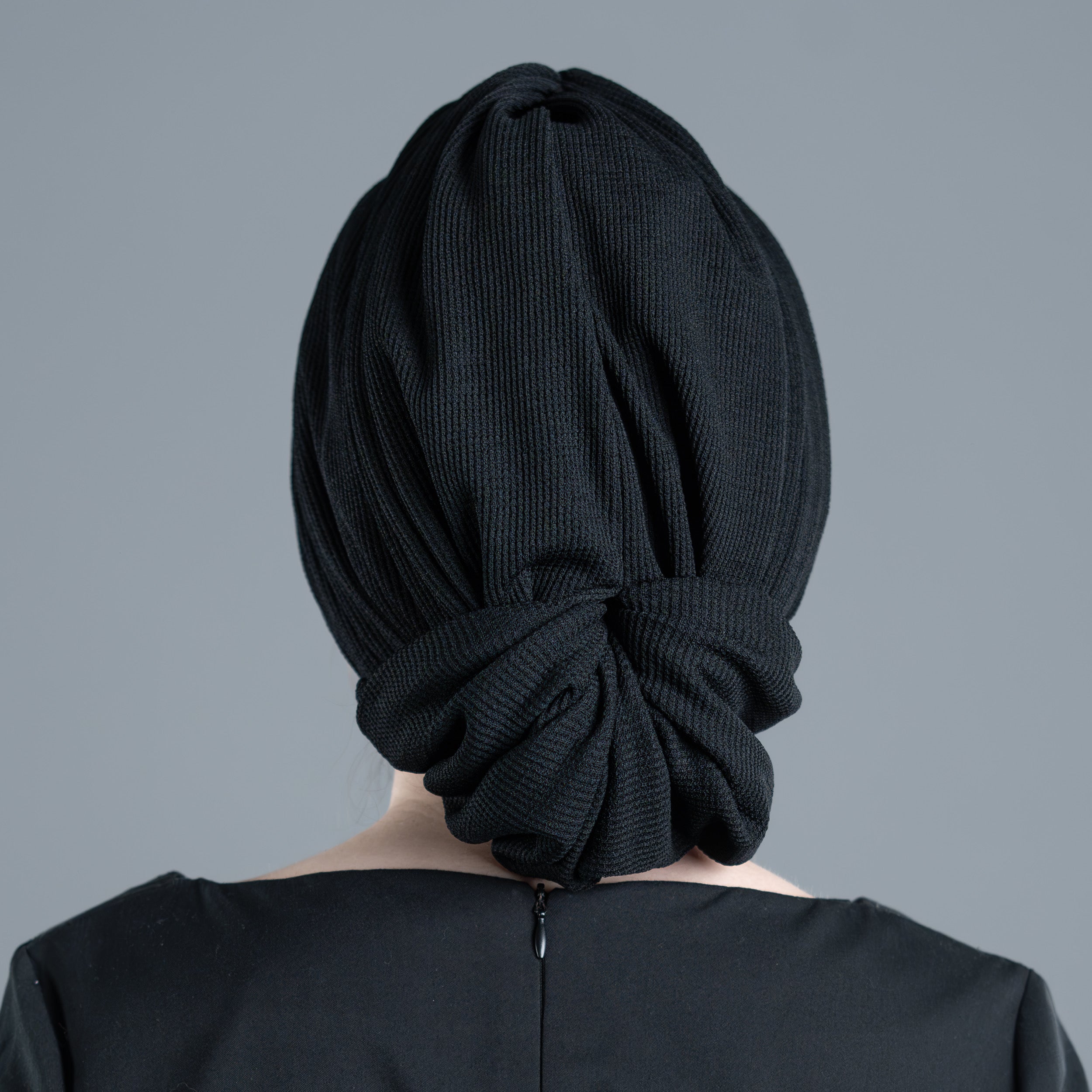 Beyrut Topuzlu Bone - Penye Astarlı - Örme Kumaş