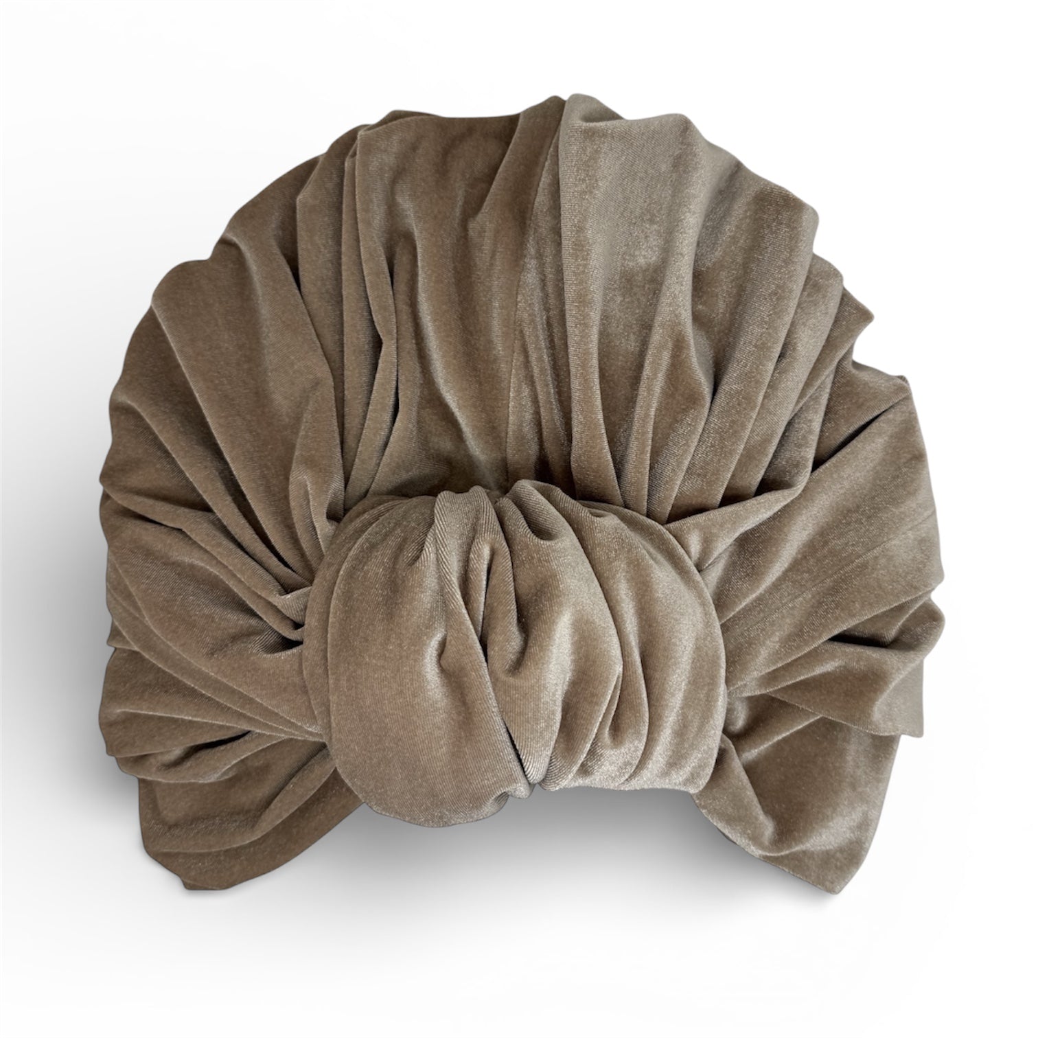 Beyrut Topuzlu Bone - Penye Astarlı - Kadife Kumaş