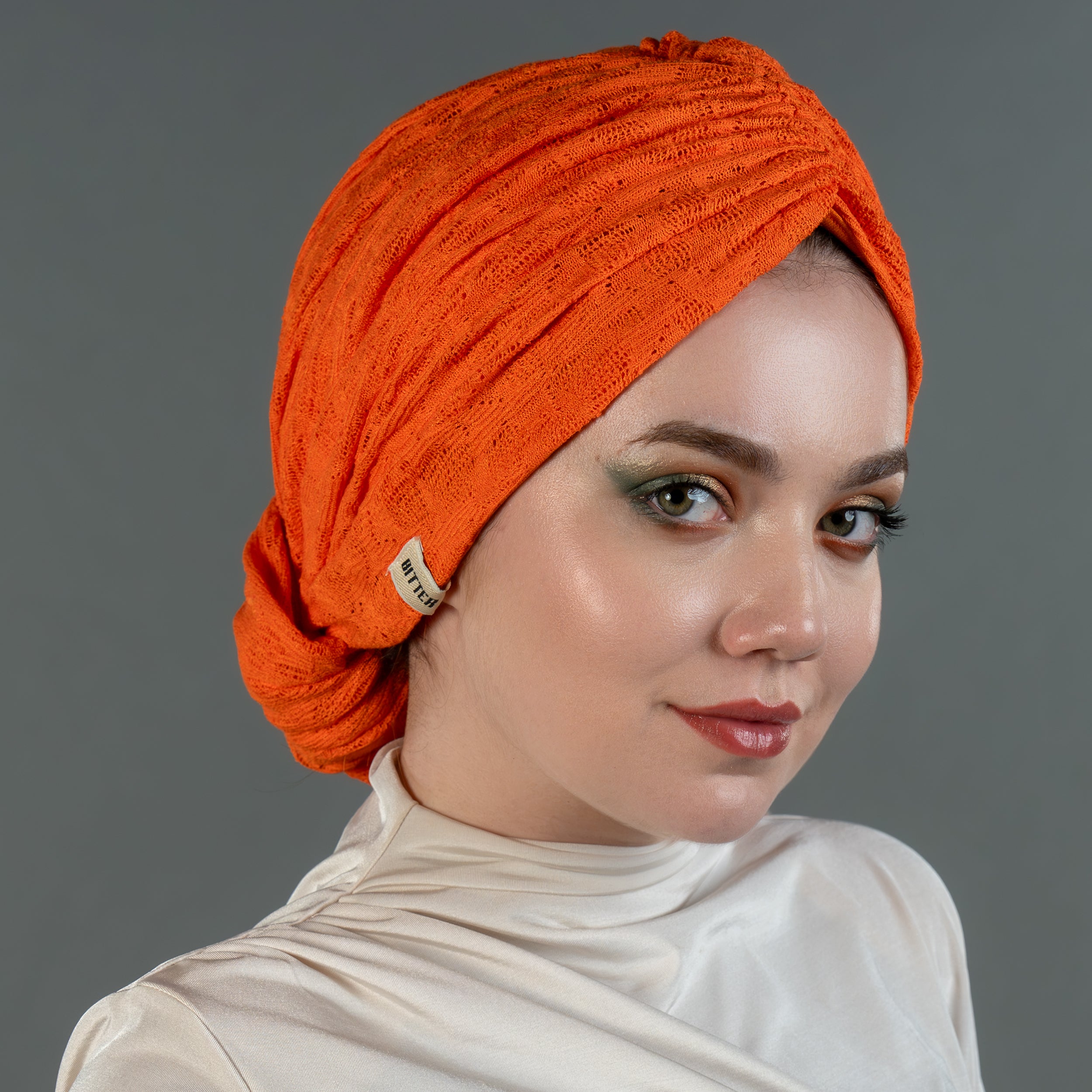 Beyrut Topuzlu Bone - Penye Astarlı - Örme Kumaş