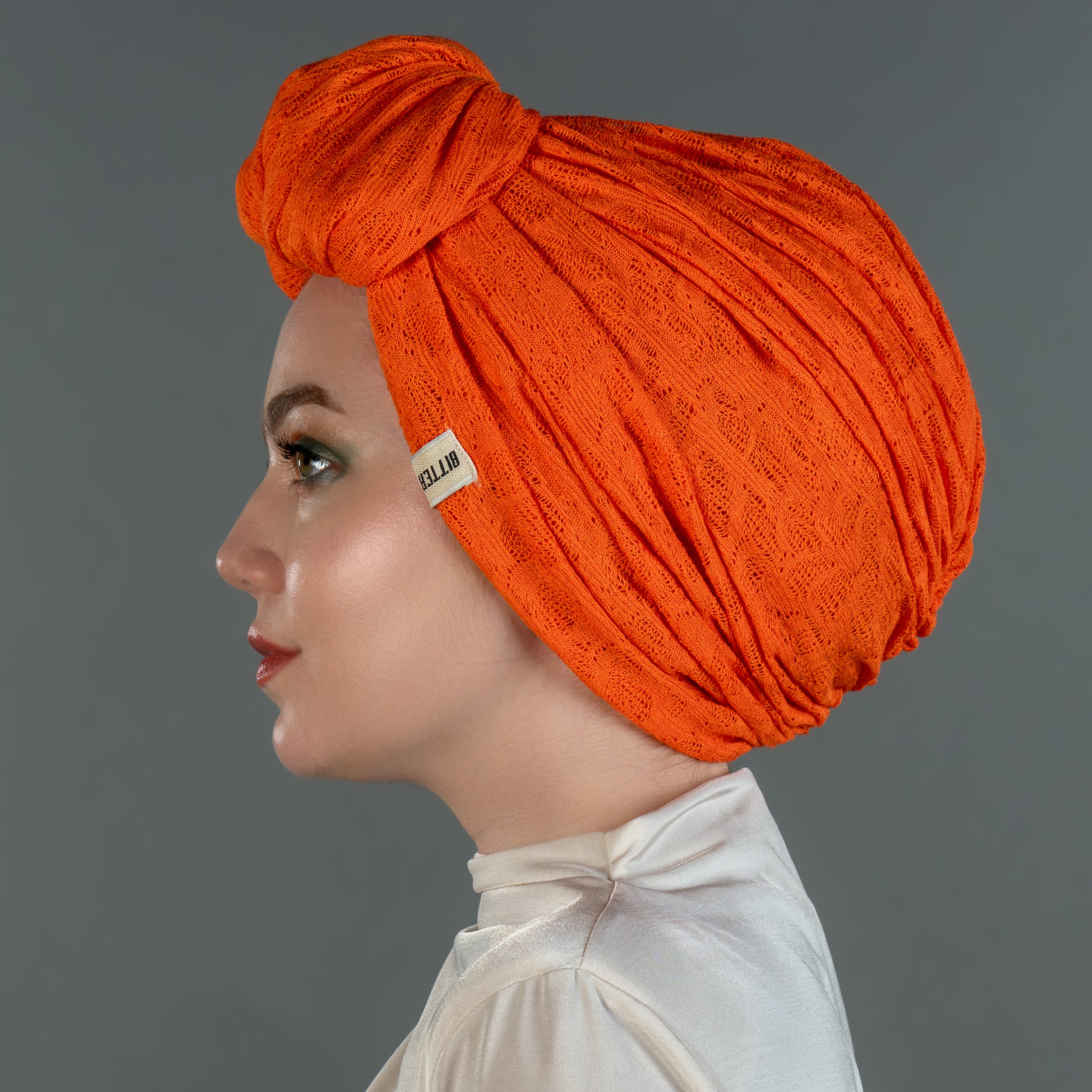 Beyrut Topuzlu Bone - Penye Astarlı - Örme Kumaş