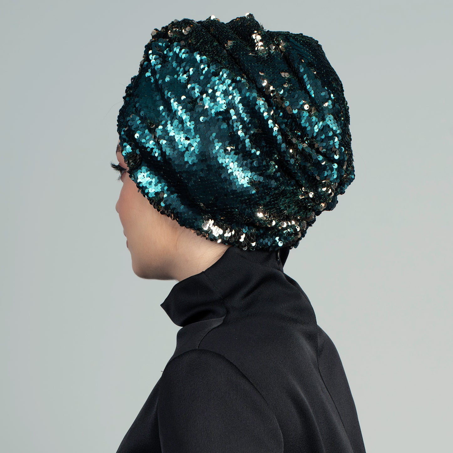 Roma Pul Payet Bone / Rome Sequin Turban