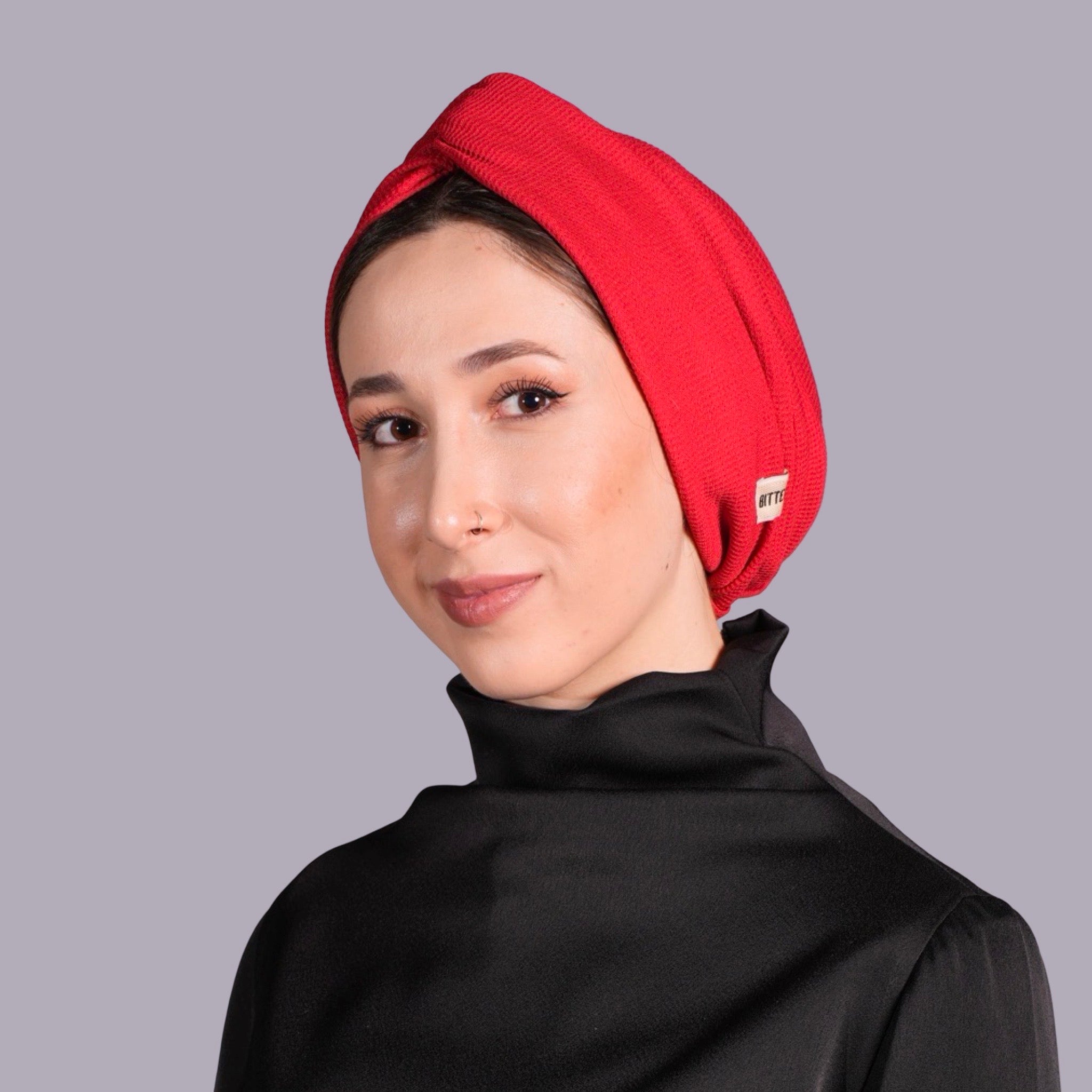 Barcelona Twisted Turban - Knit Fabric