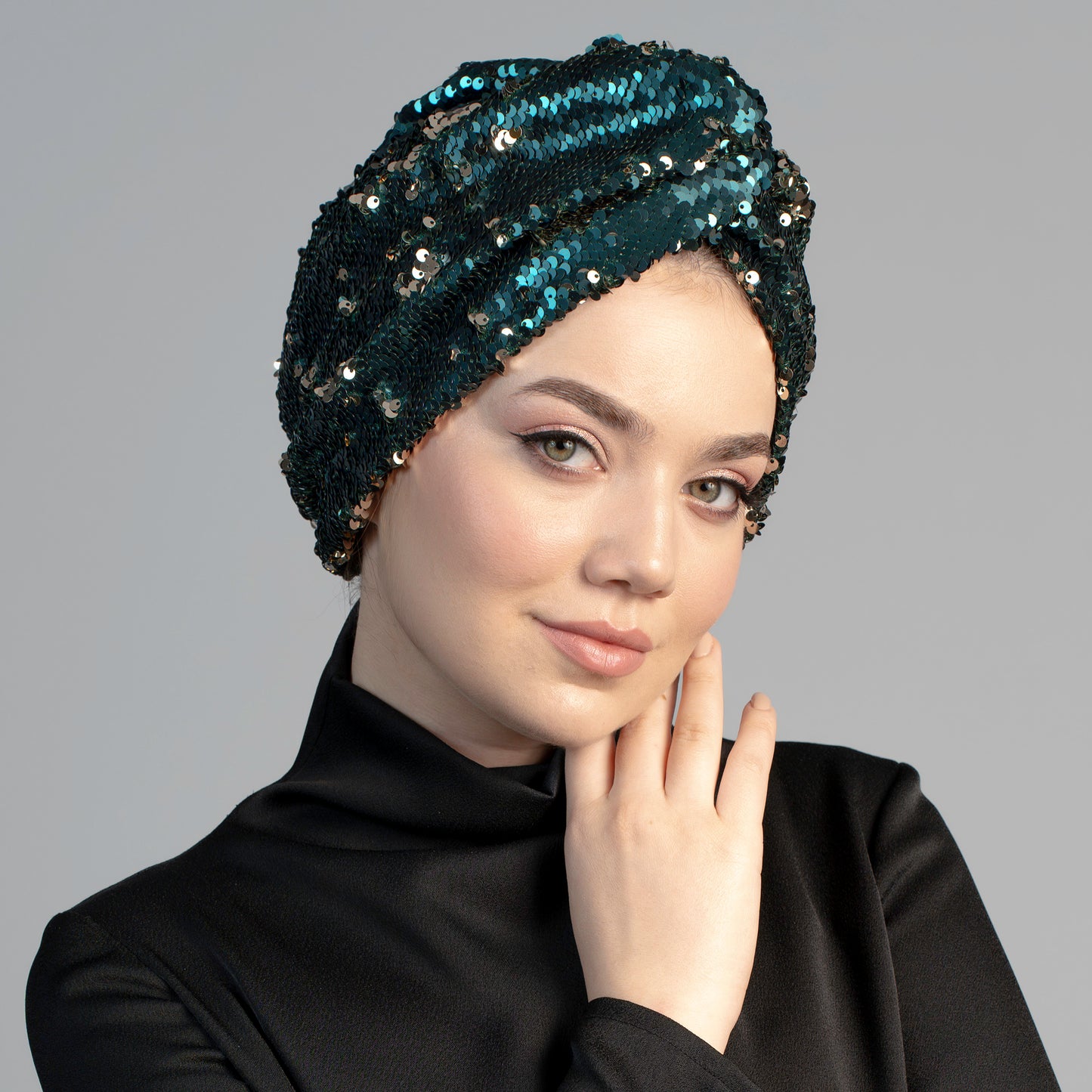 Roma Pul Payet Bone / Rome Sequin Turban