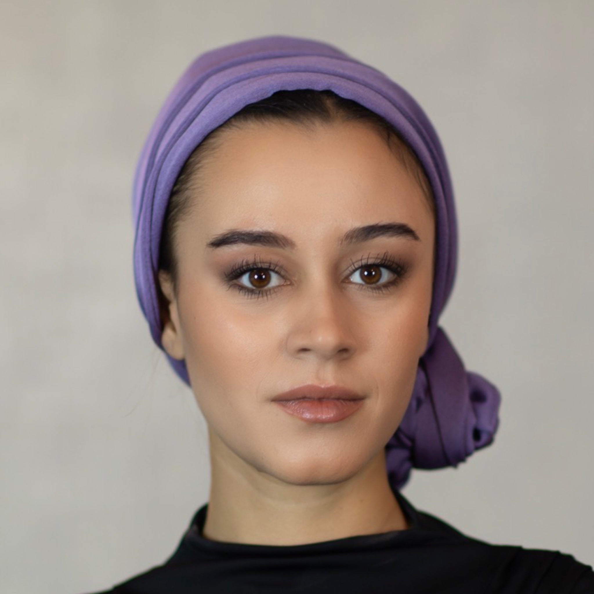 Dubai Tie Turban - Crepe Satin Fabric