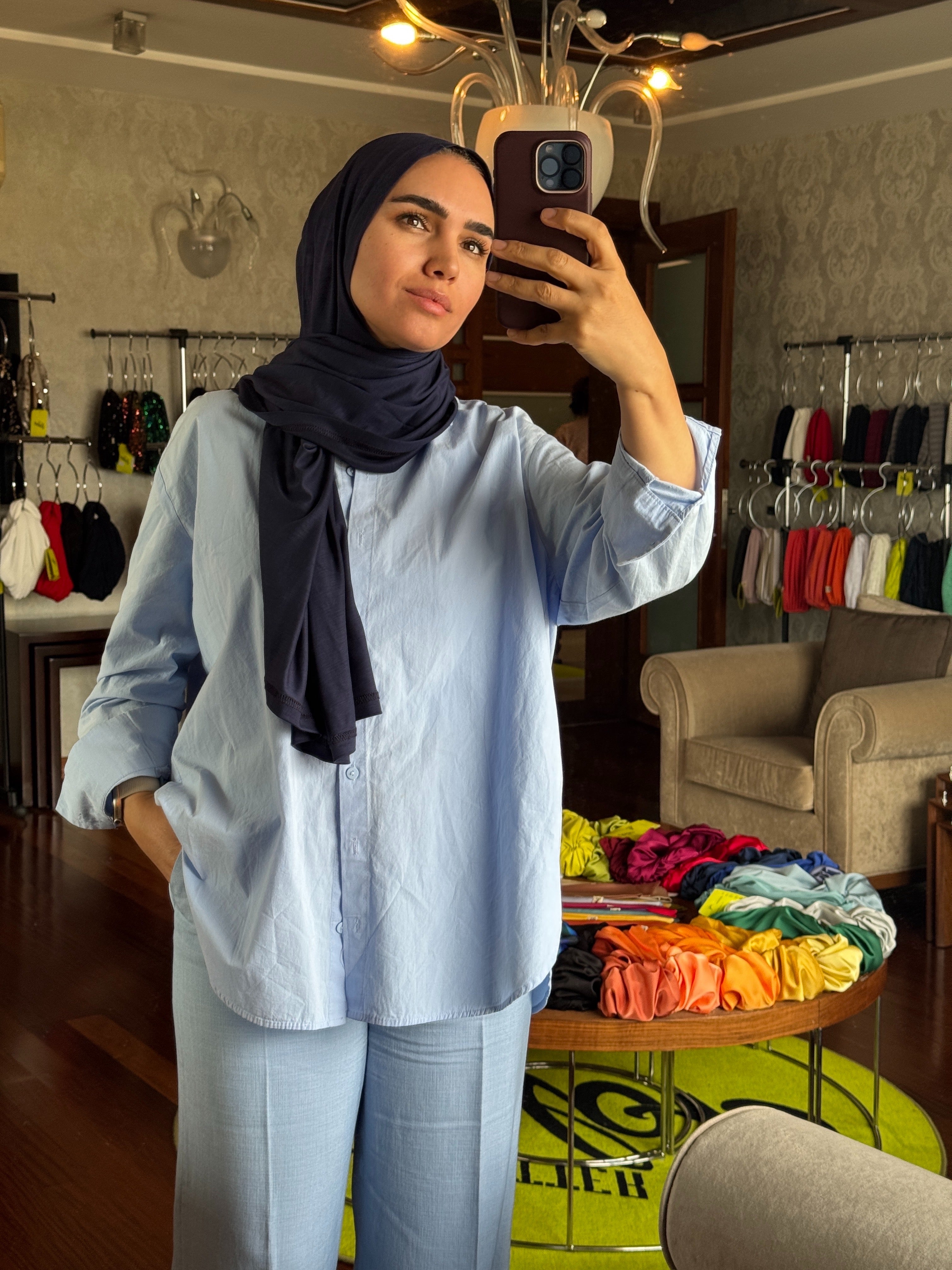 Ready-made Cotton Scarf - Lyocell Fabric - BitterColors