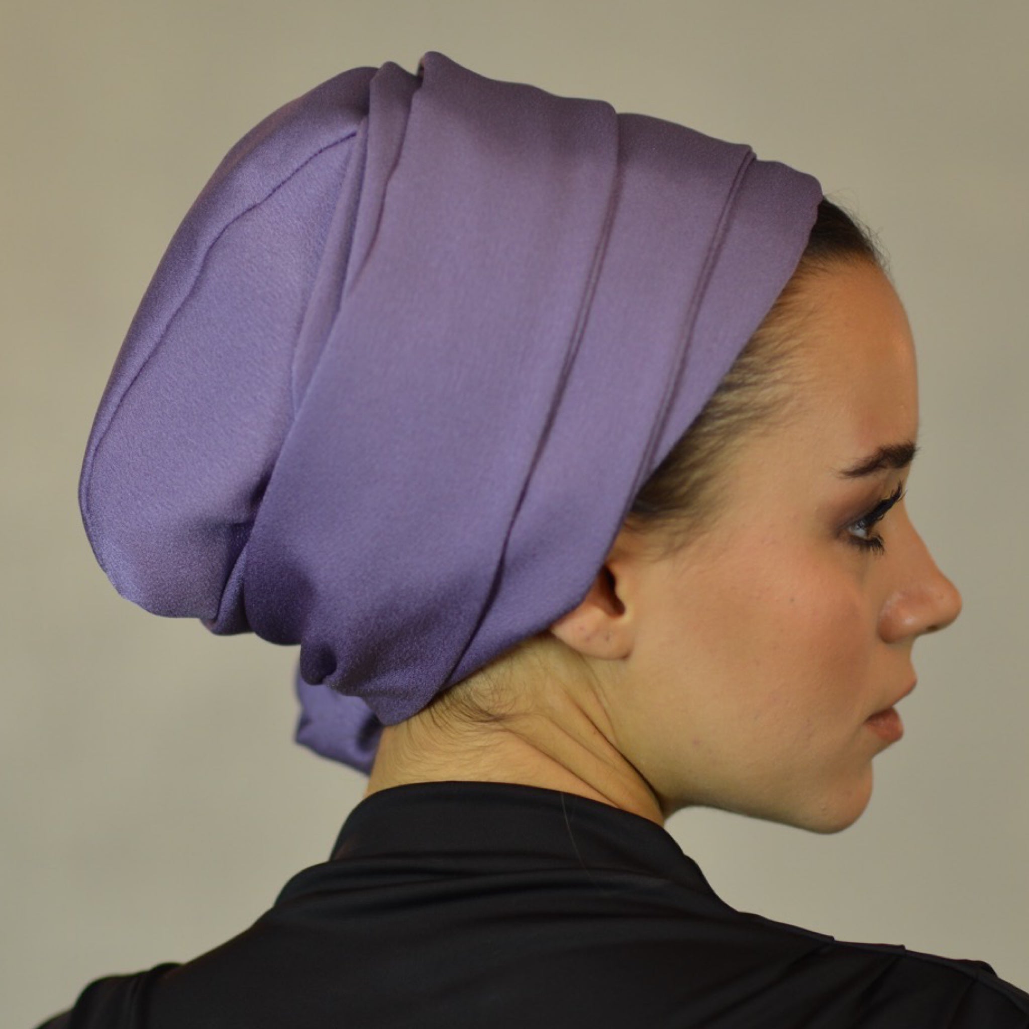 Dubai Tie Turban - Crepe Satin Fabric