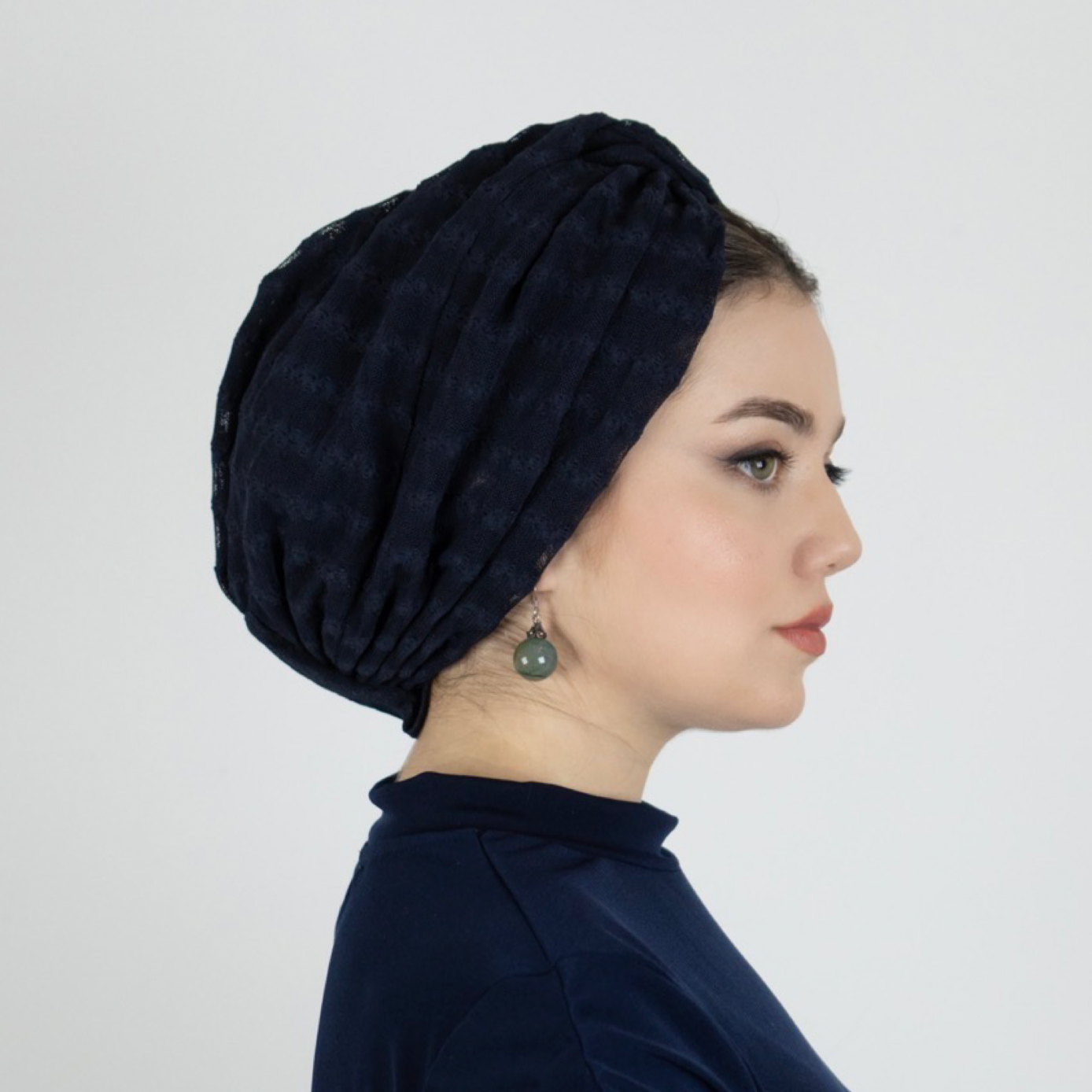 Barcelona Burgulu Bone - Dokulu Örme File Kumaş