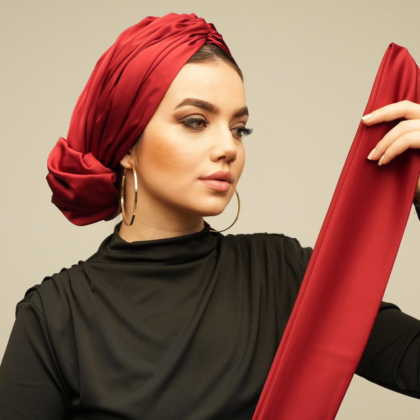 Abu Dabi Saten Bone / Abu Dabi Turban