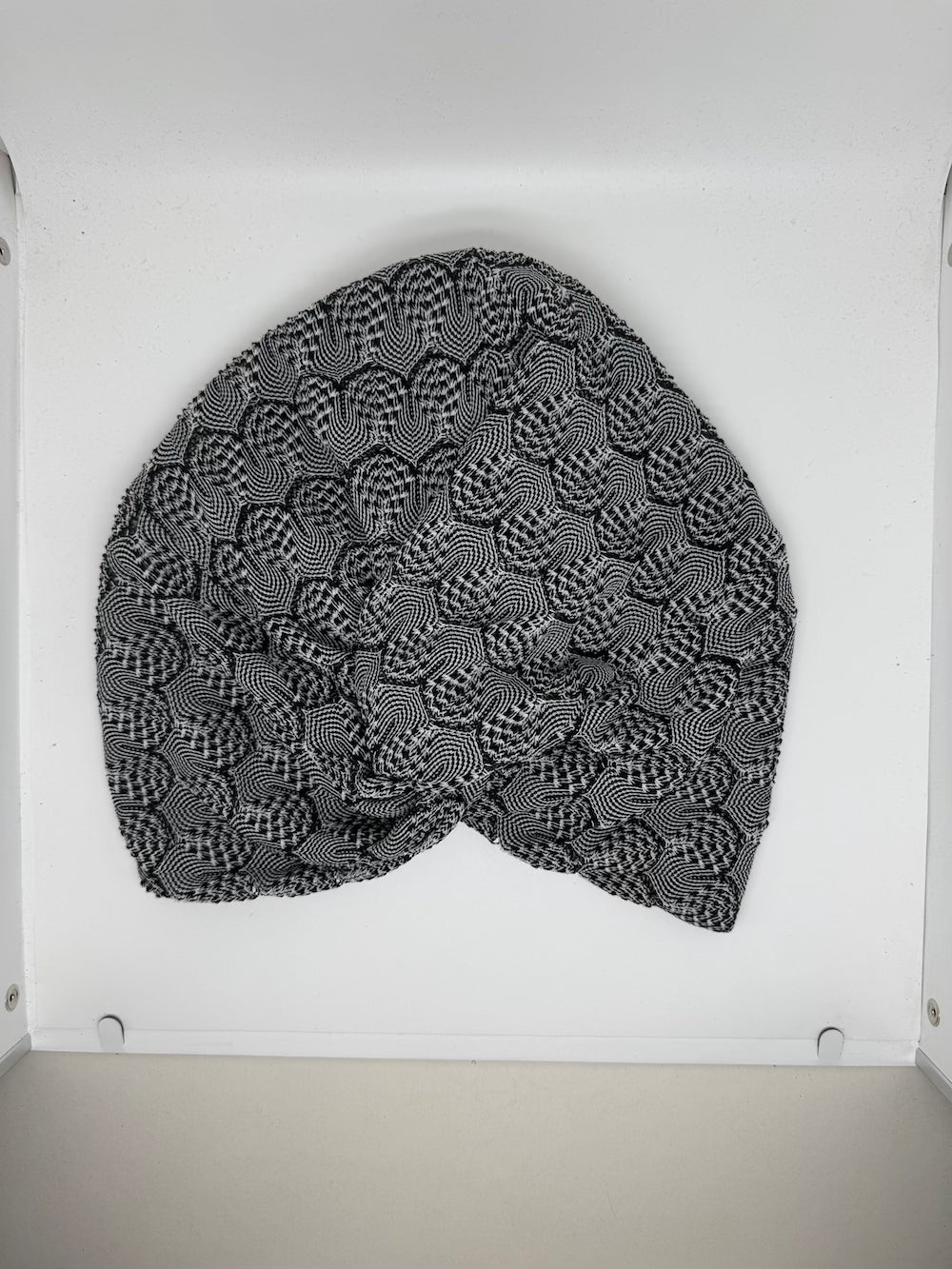 X Burgulu Büzgülü Bodrum Bone - Hafif Örme Kumaş