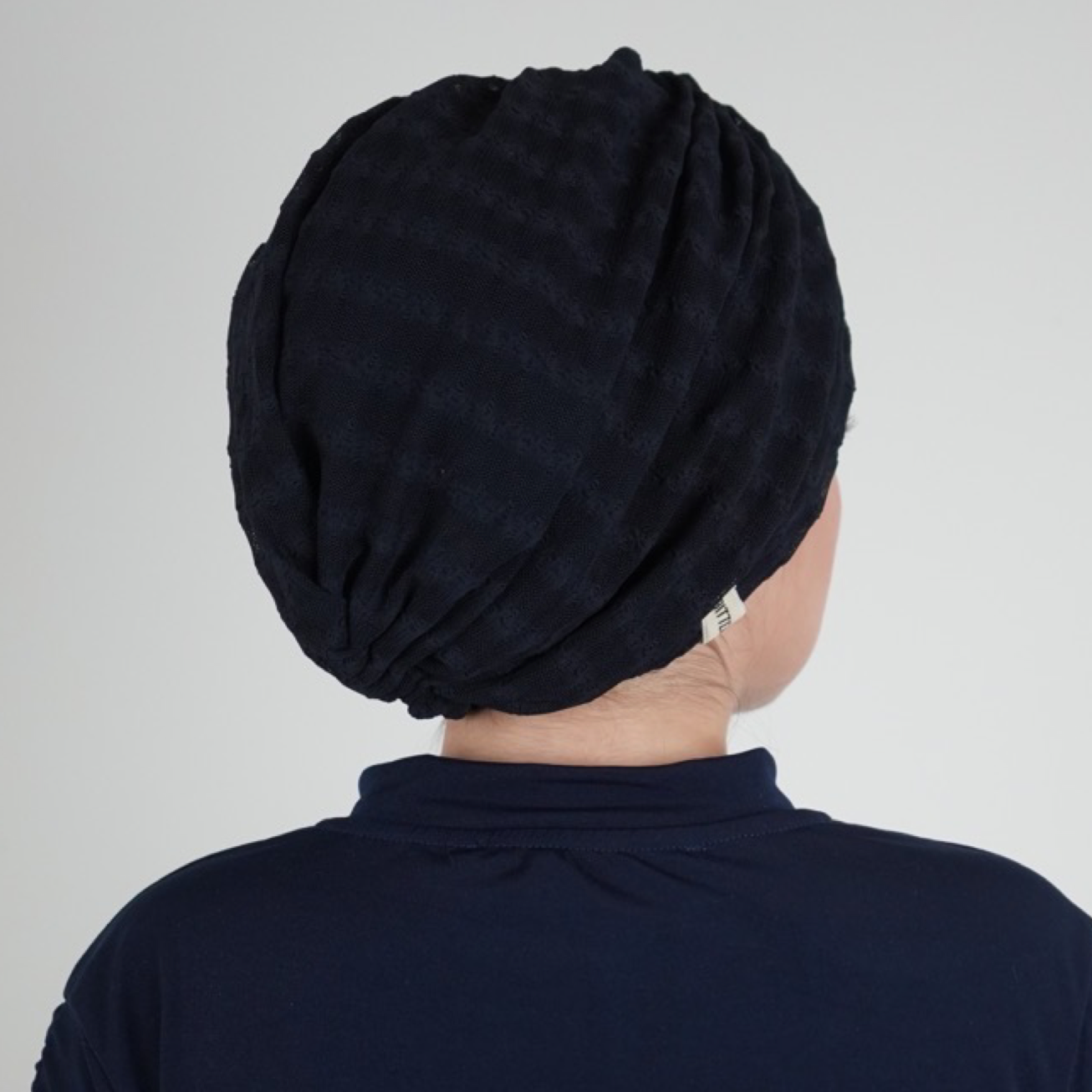 Milano Büzgülü Bone - Esnek File Kumaş