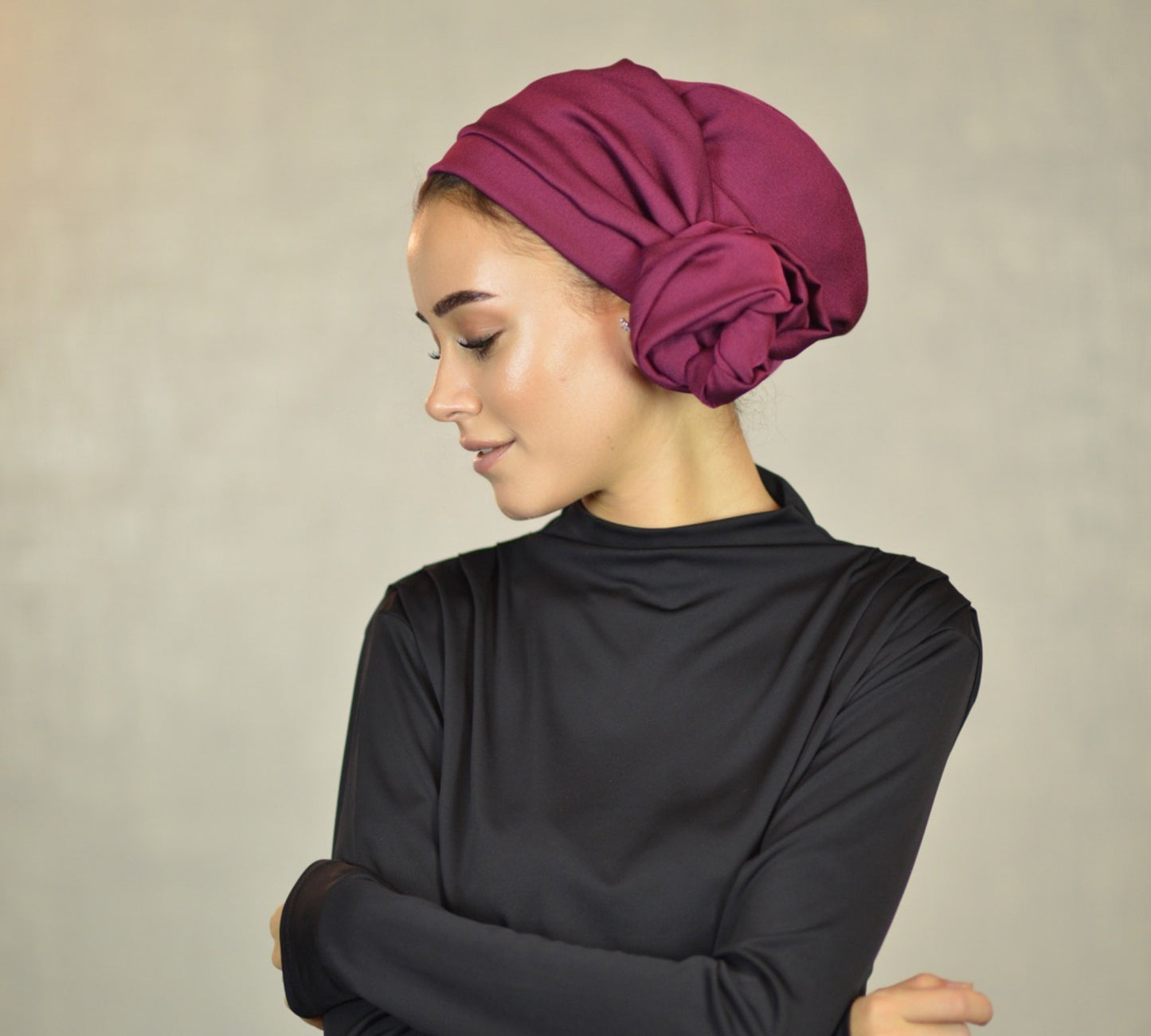 Dubai, Krep Saten Bone, Dubai Crepe Sateen Turban