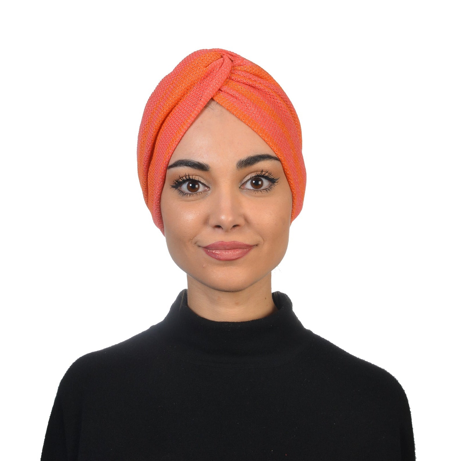 Barcelona Burgulu Bone - Kalın Çizgili Örme Kumaş