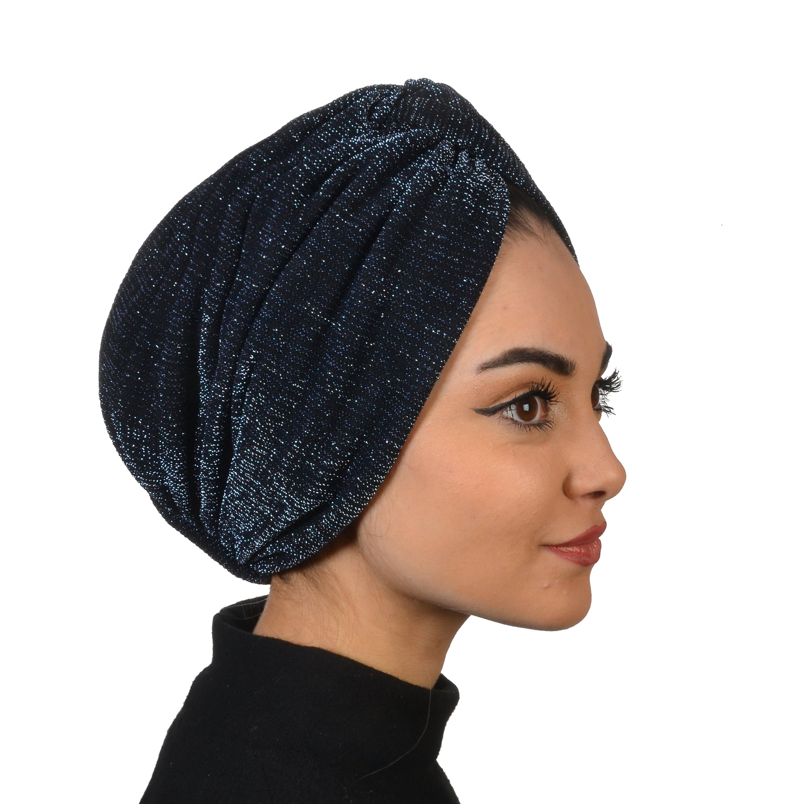 Barcelona Burgulu Bone - Işıltılı Örme Kumaş