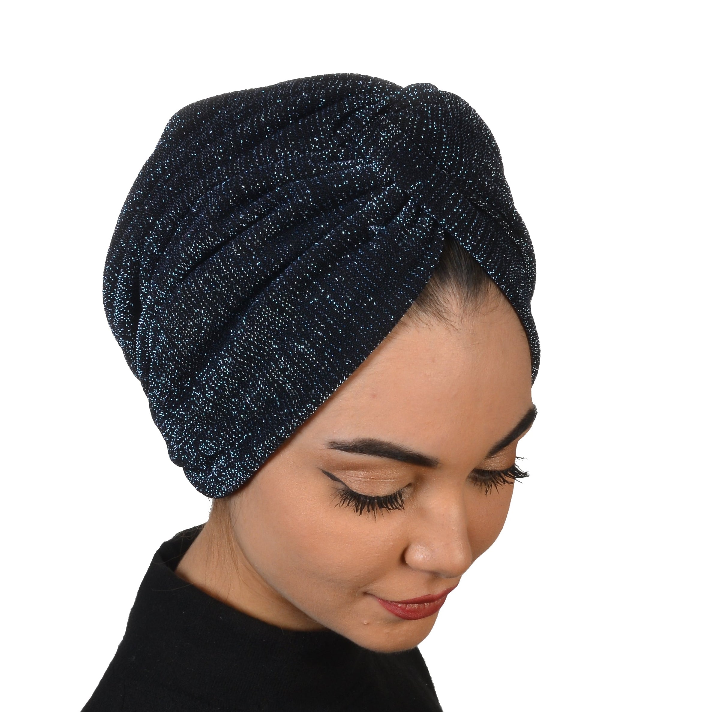 Barcelona Burgulu Bone - Işıltılı Örme Kumaş